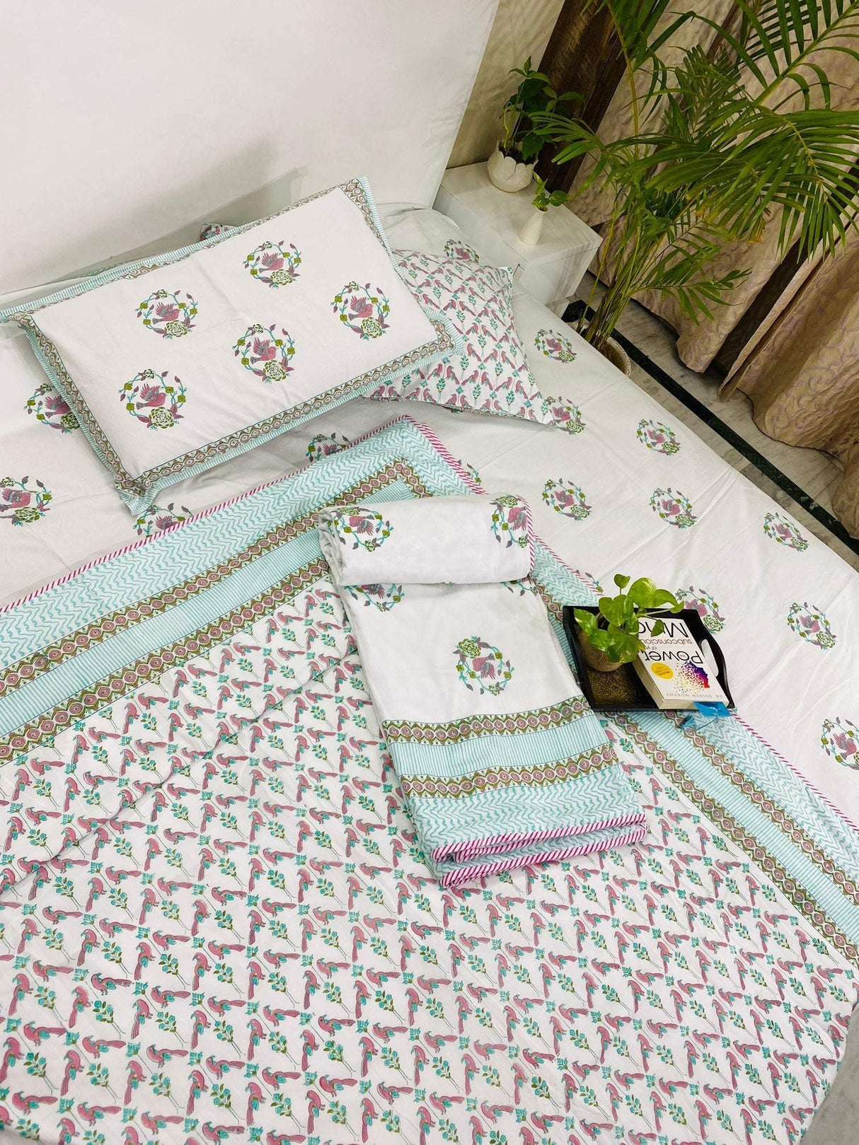 Blockprint Cotton Dohar
