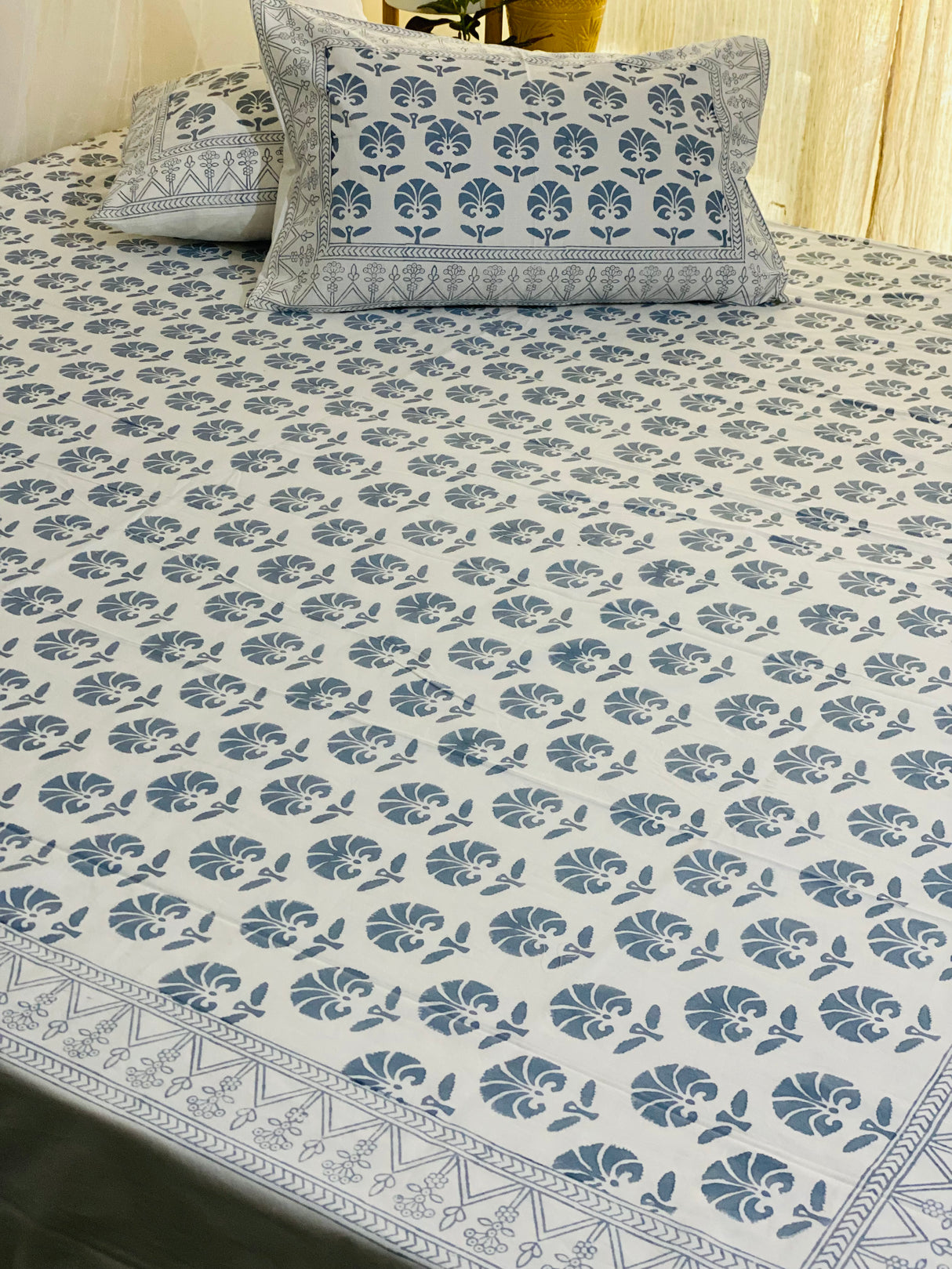 Hand Blockprinted Cotton Bedsheet