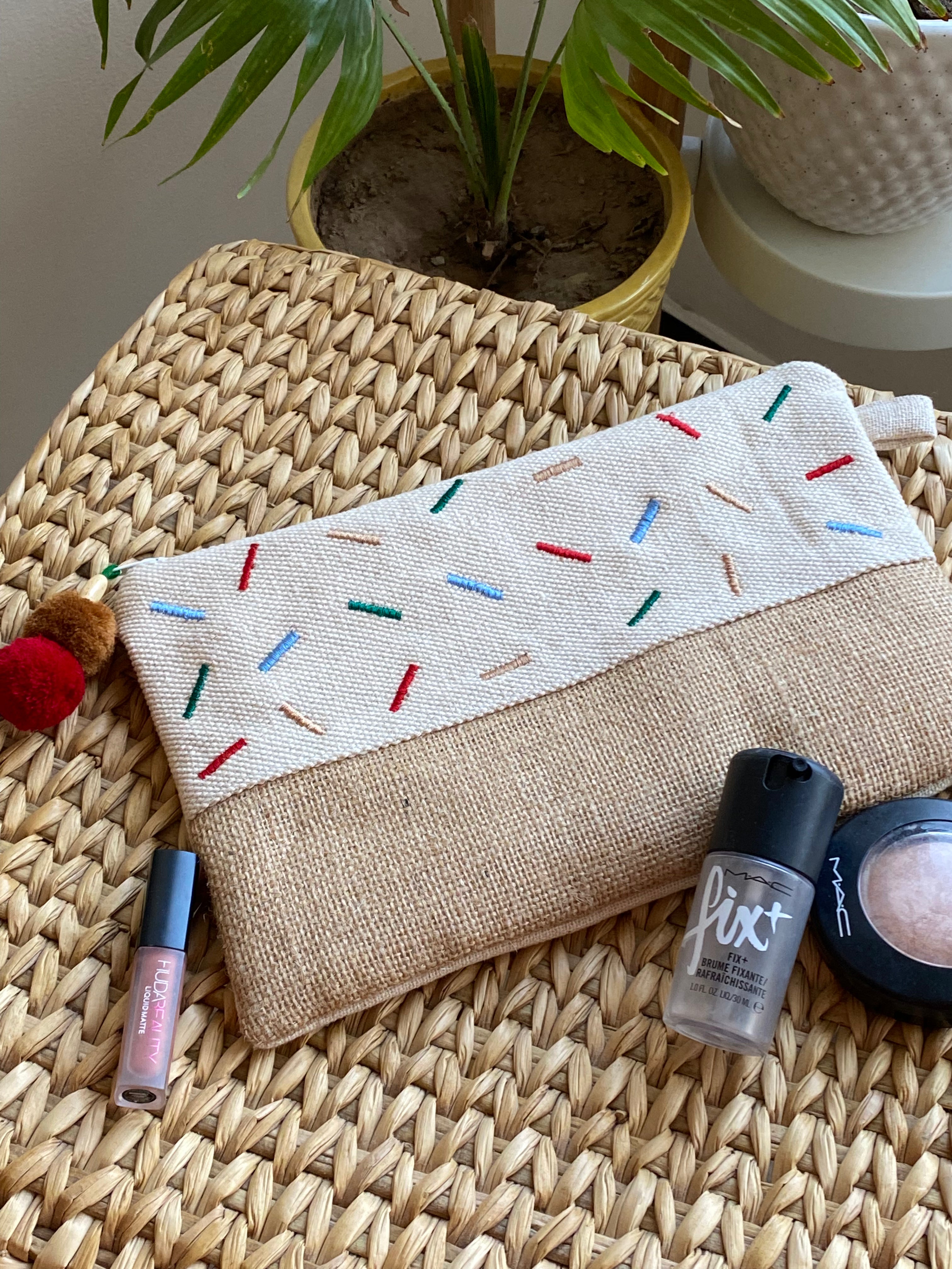 Multipurpose Quilted Pouch/ Bag
