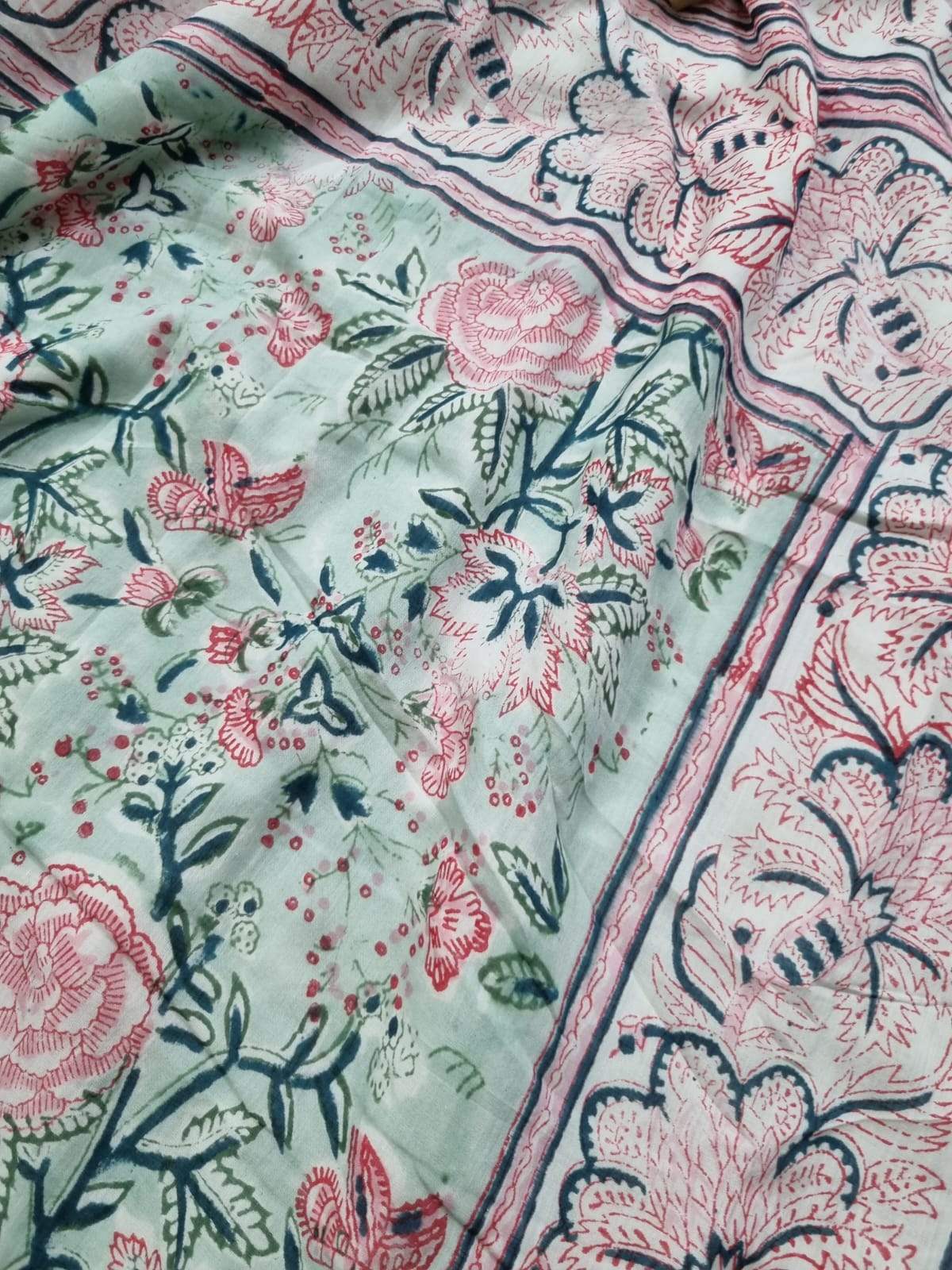 Blockprint Cotton Dohar