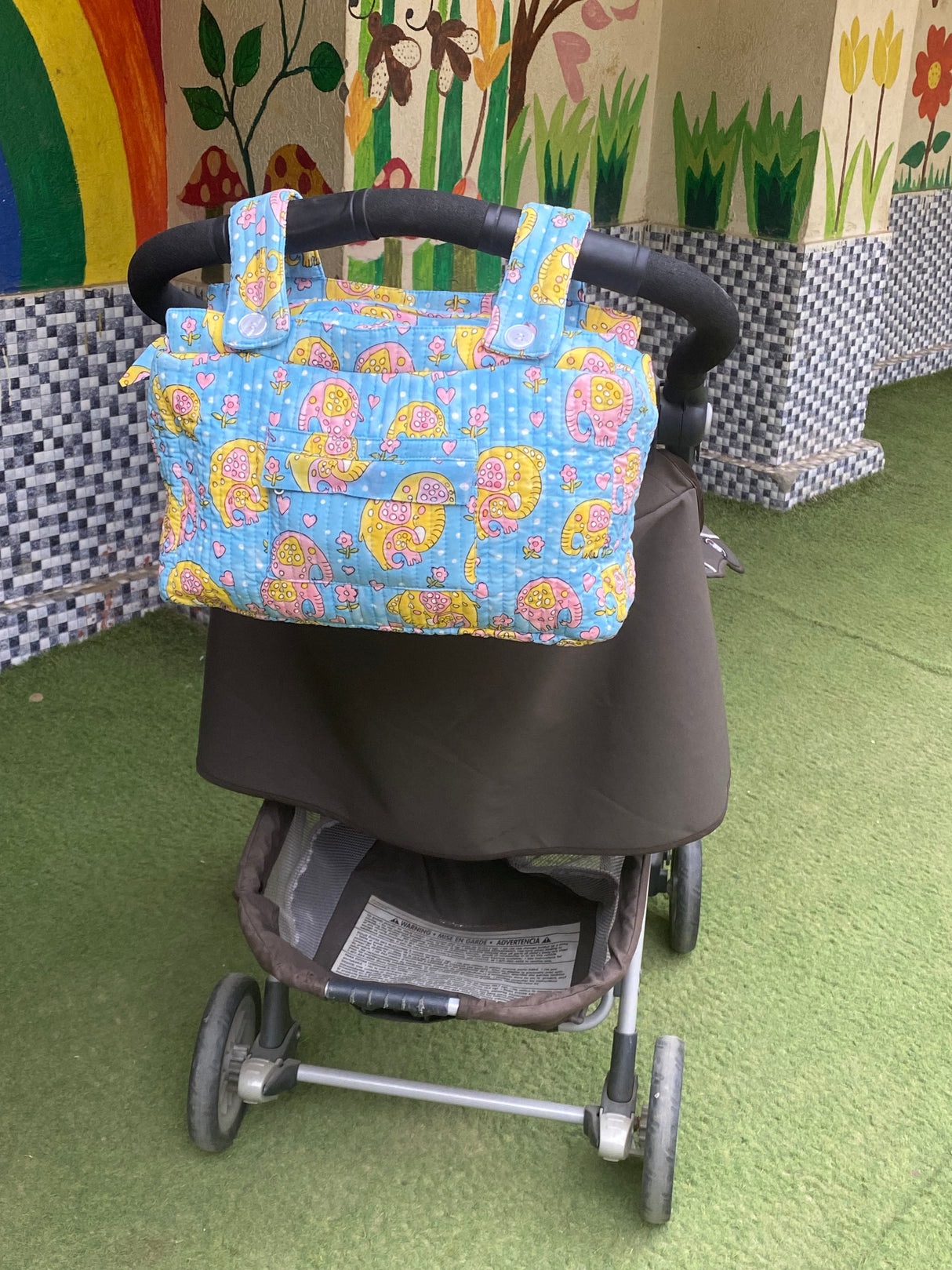 Stroller Organiser Bag- Quilted