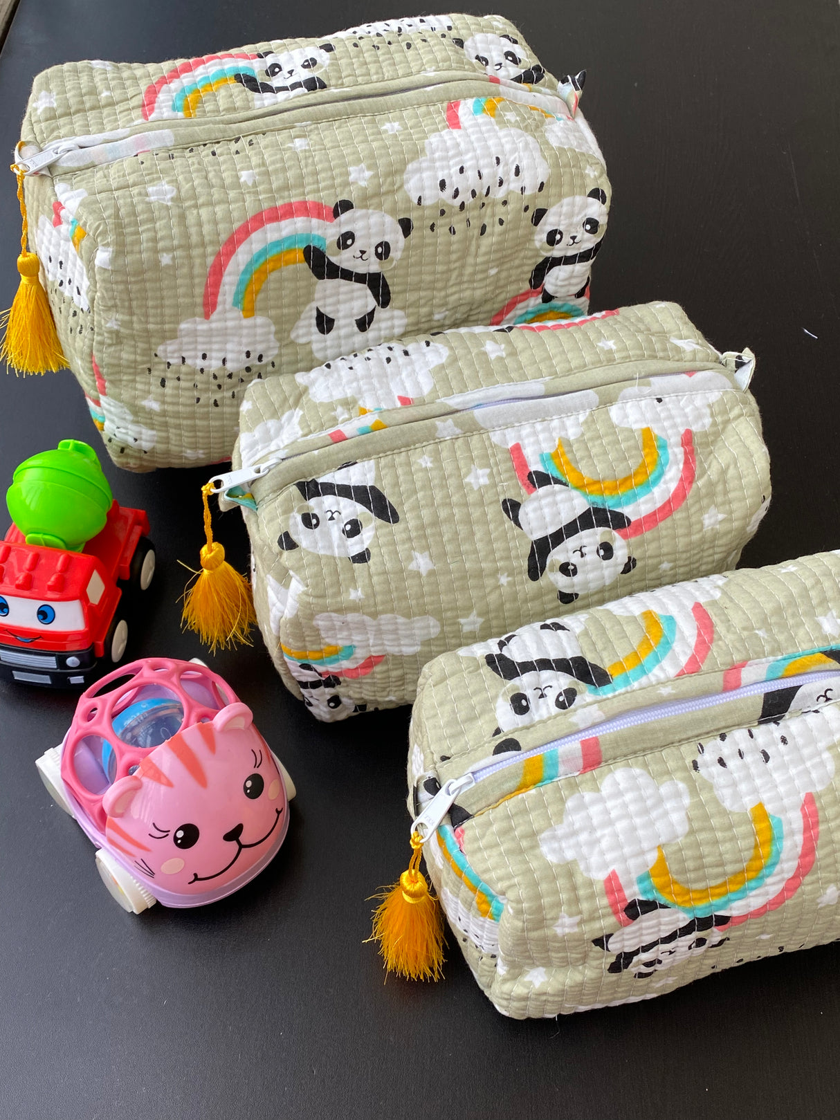 Set of 3 Multipurpose Pouch (large, medium and small)