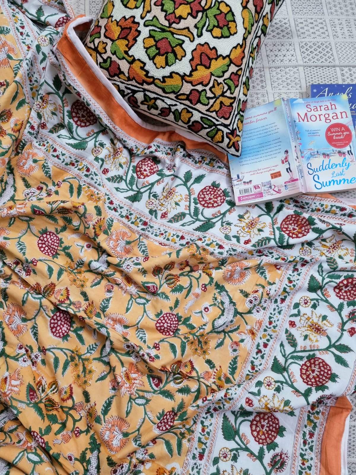 Blockprint Cotton Dohar