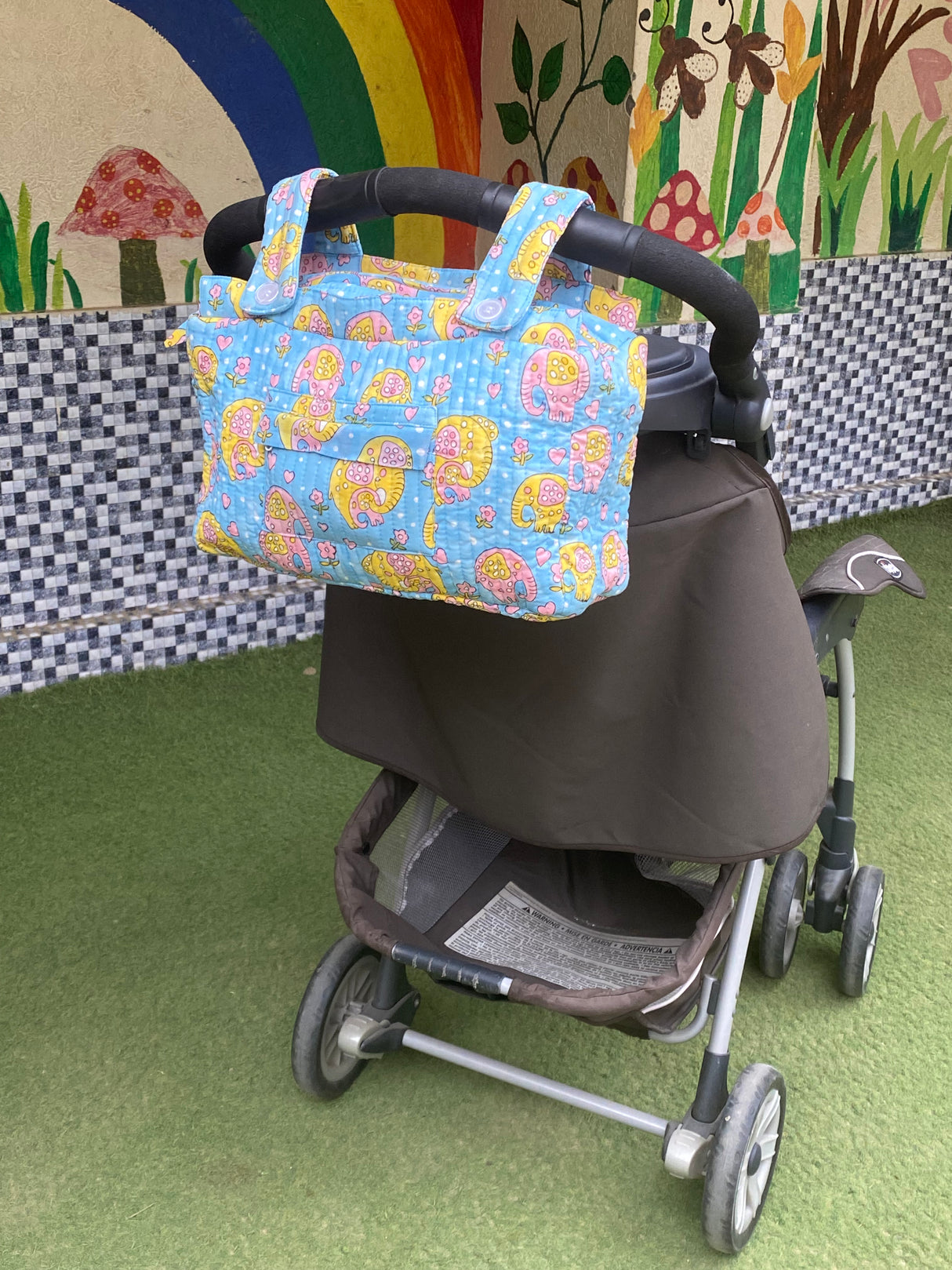 Stroller Organiser Bag- Quilted