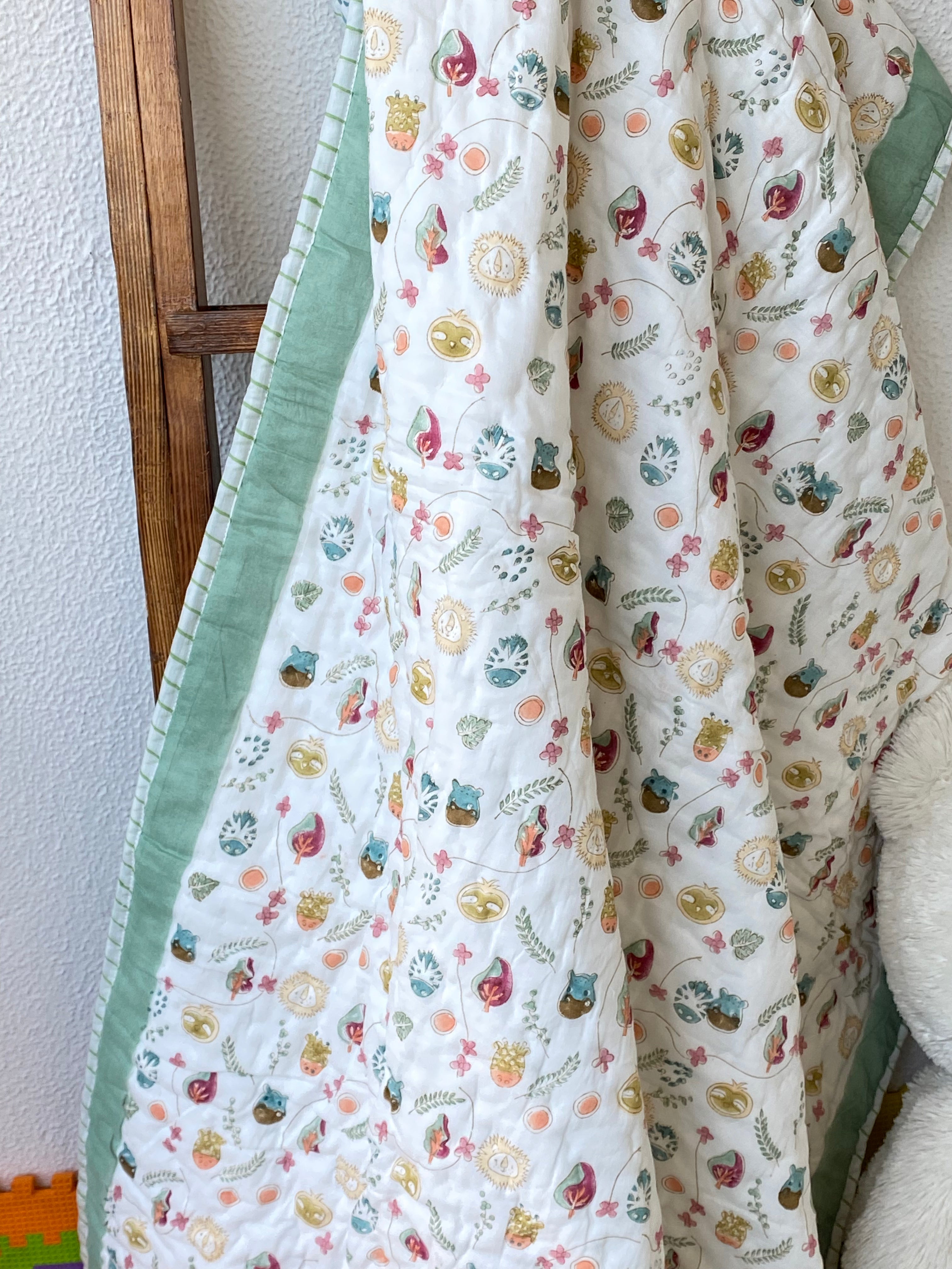 Kids Quilt Blockprint- 60*40 inches