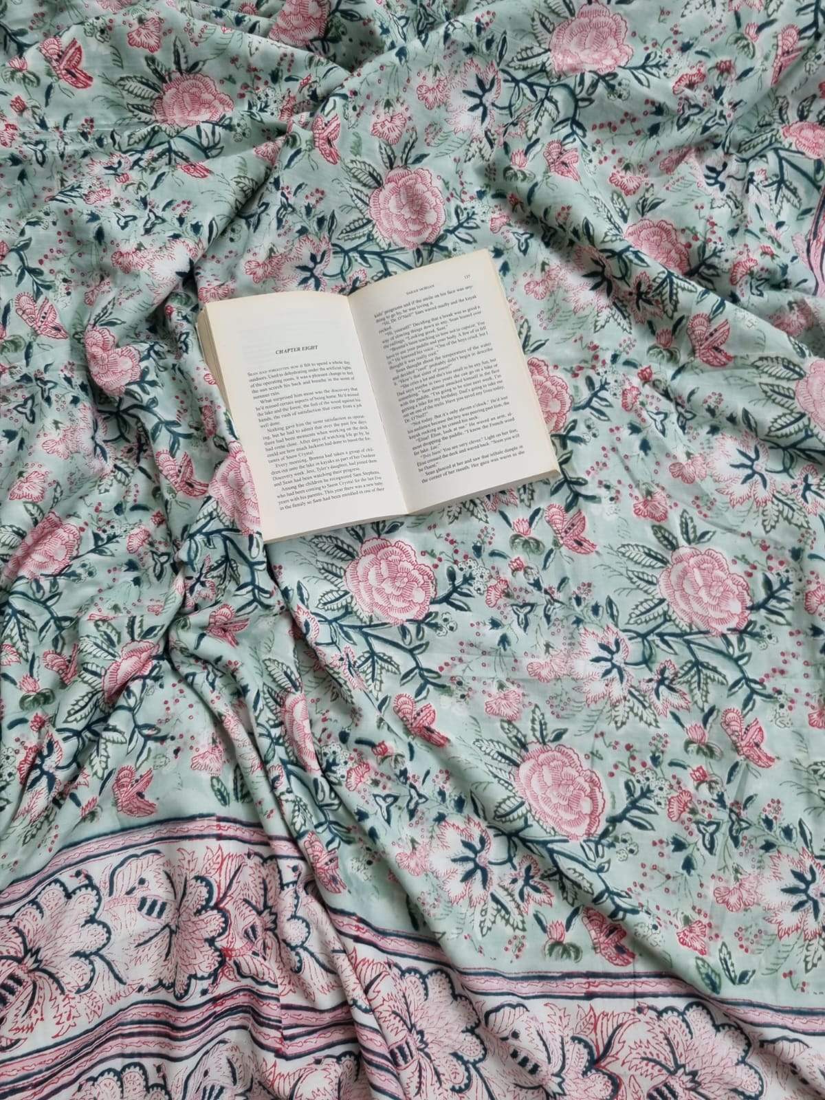 Blockprint Cotton Dohar