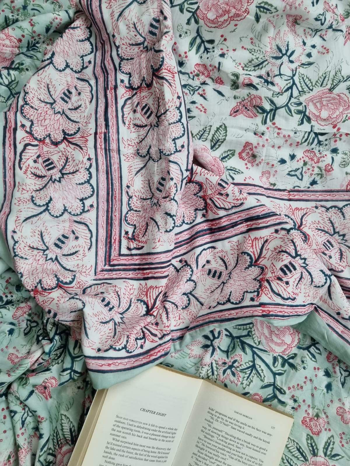 Blockprint Cotton Dohar