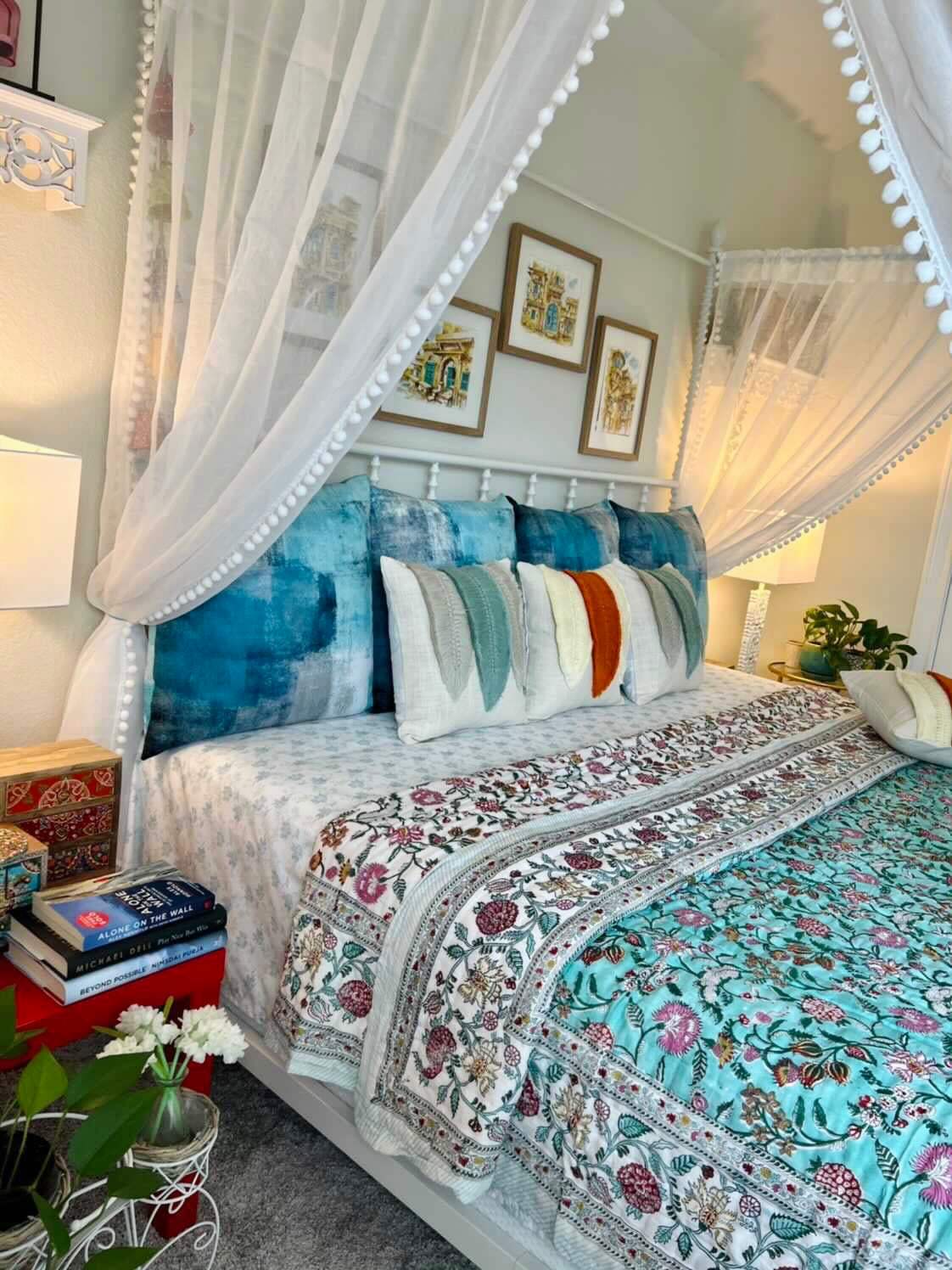 Blockprint Cotton Dohar