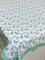 Butterfly Blockprint Cotton Bedsheet