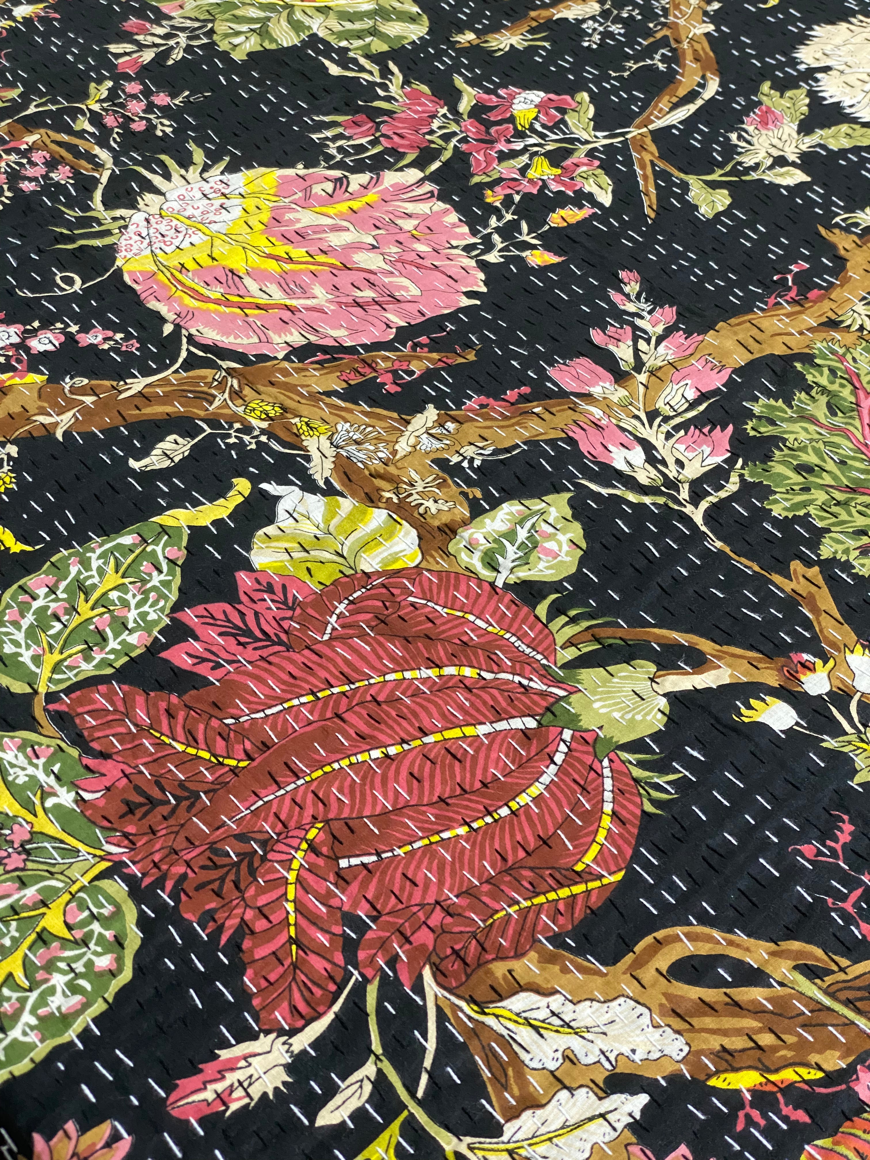 Kantha Bedcover- KING Size (108-108 inches)