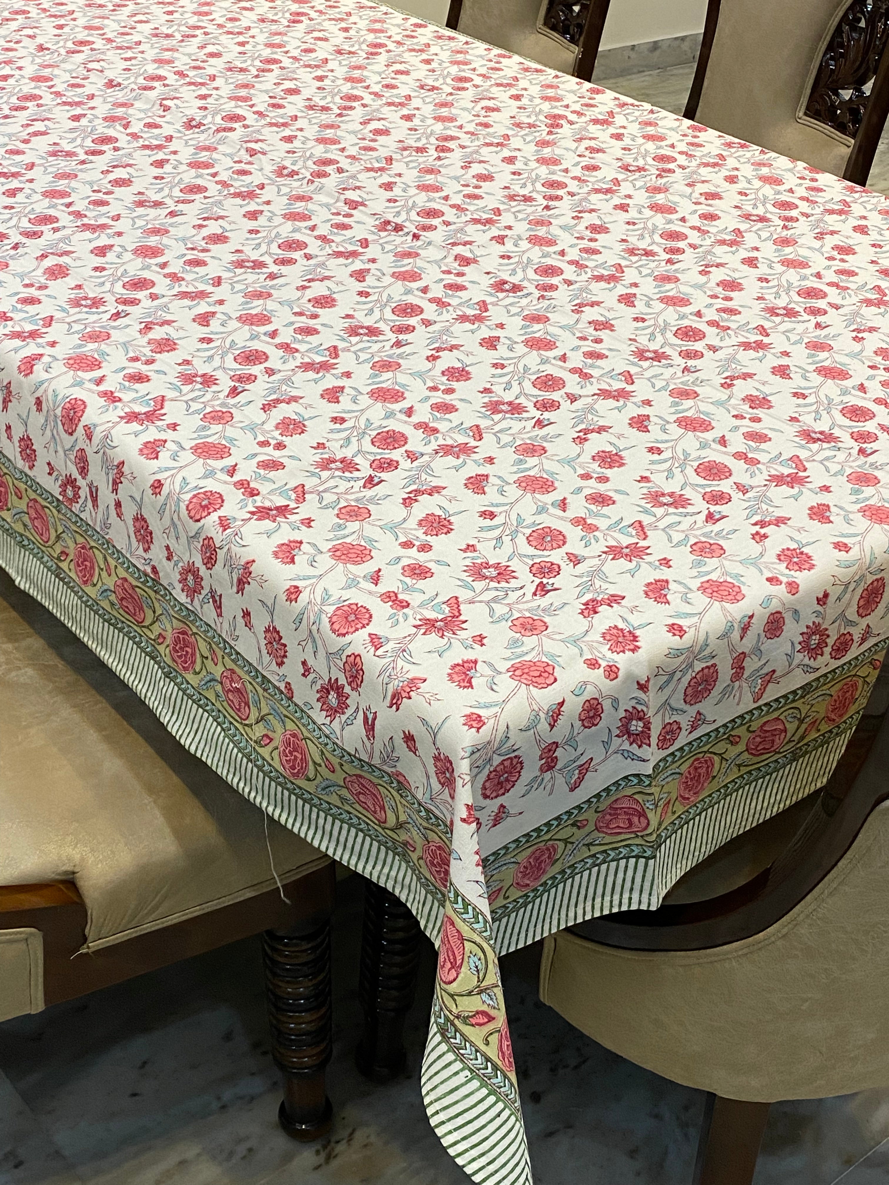 Blockprint Table Cloth 6 Seater (90*60 inches)