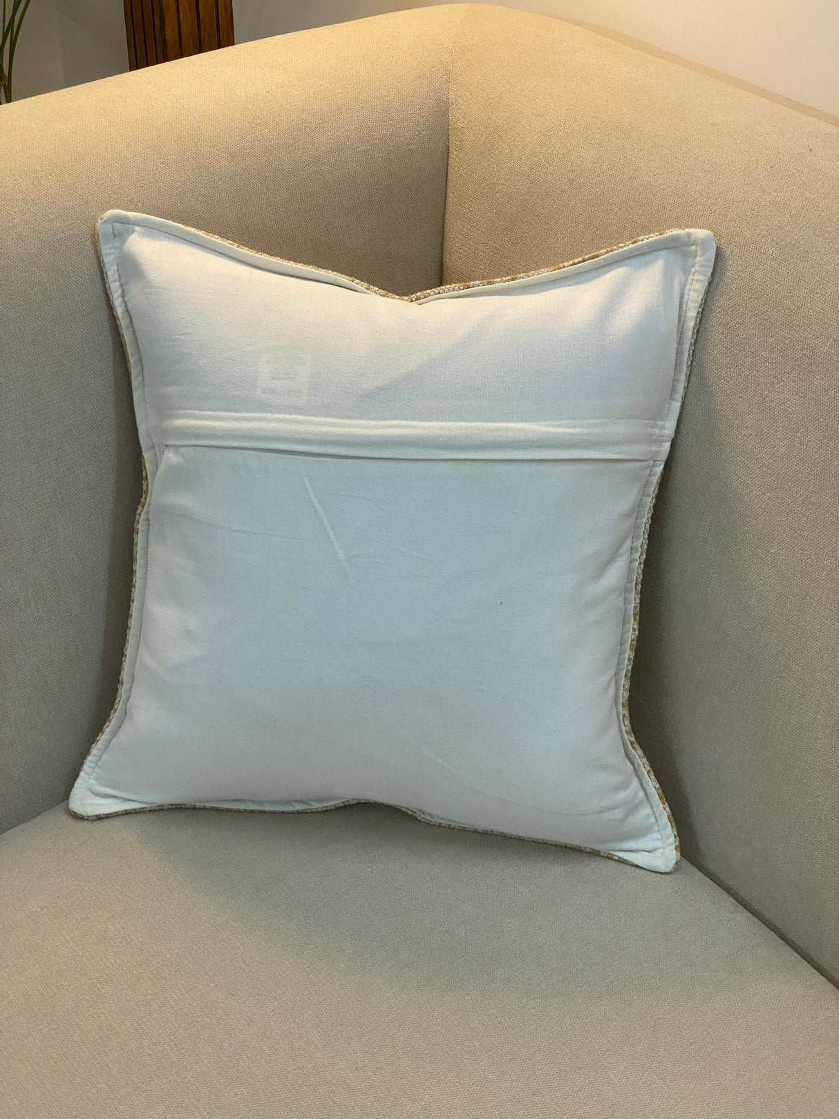 Pair of 2 Blockprint Kilim Covers- 16*16 inches