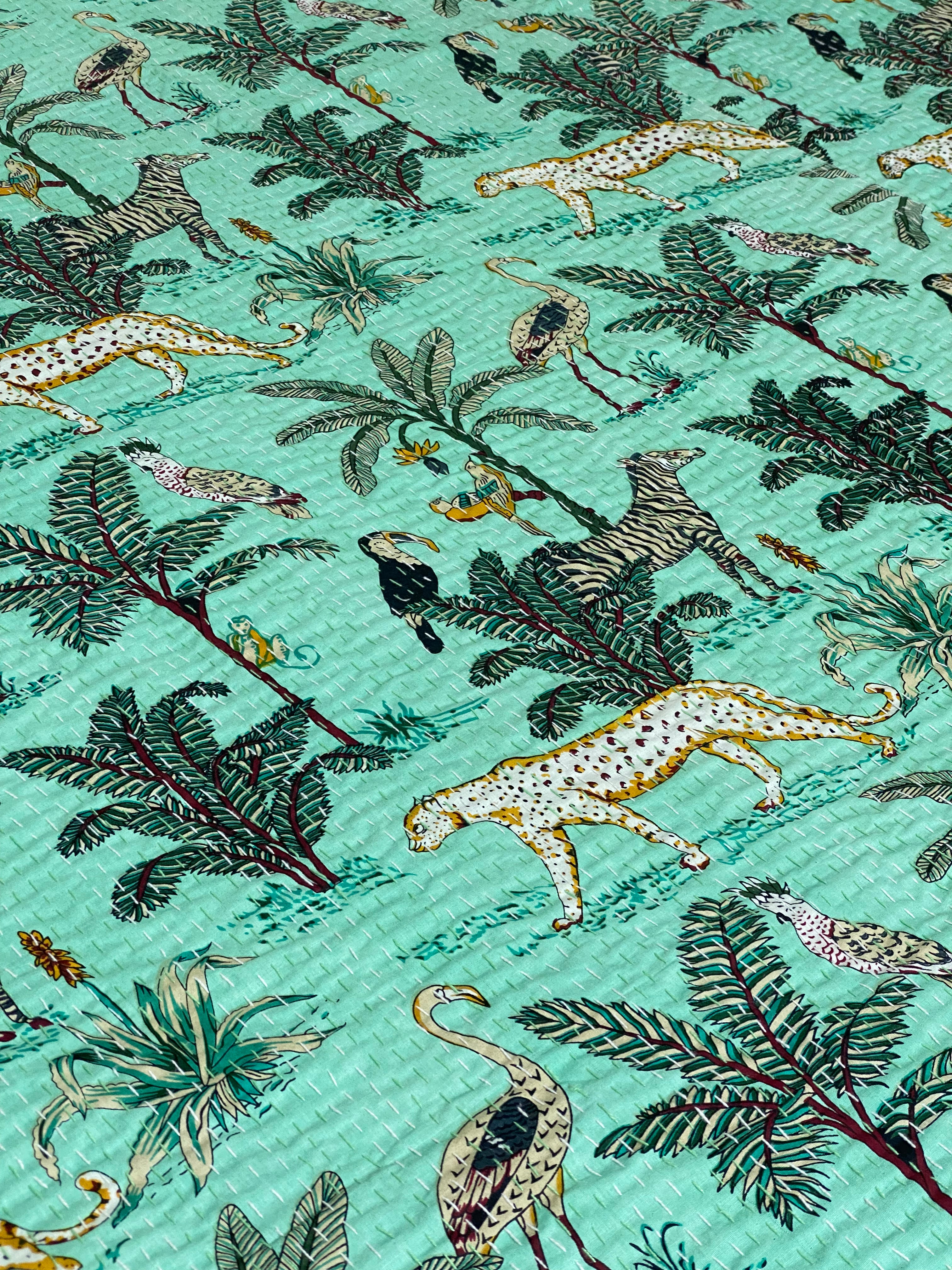 Kantha Bedcover- KING Size (108-108 inches)