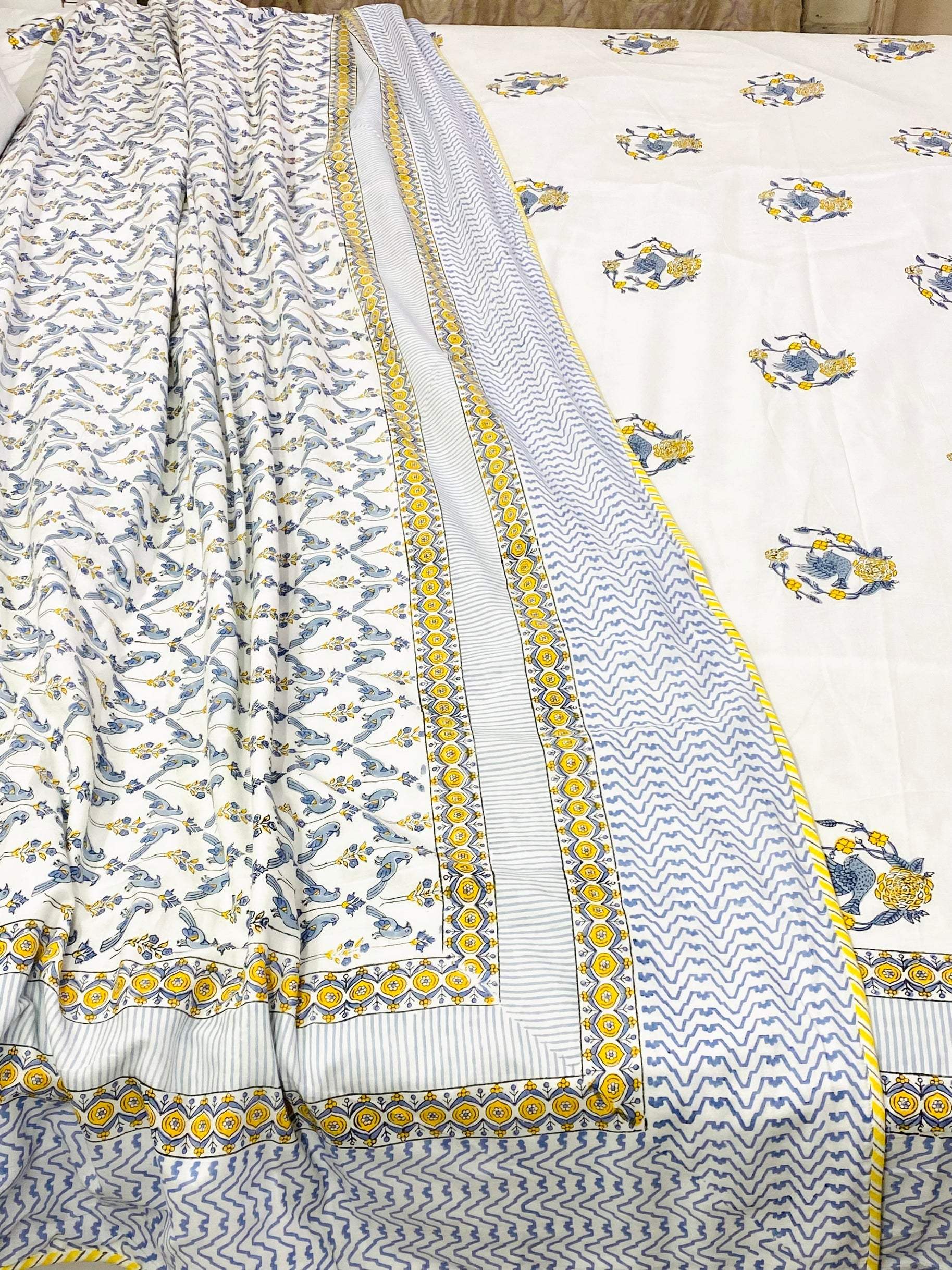 Blockprint Cotton Dohar