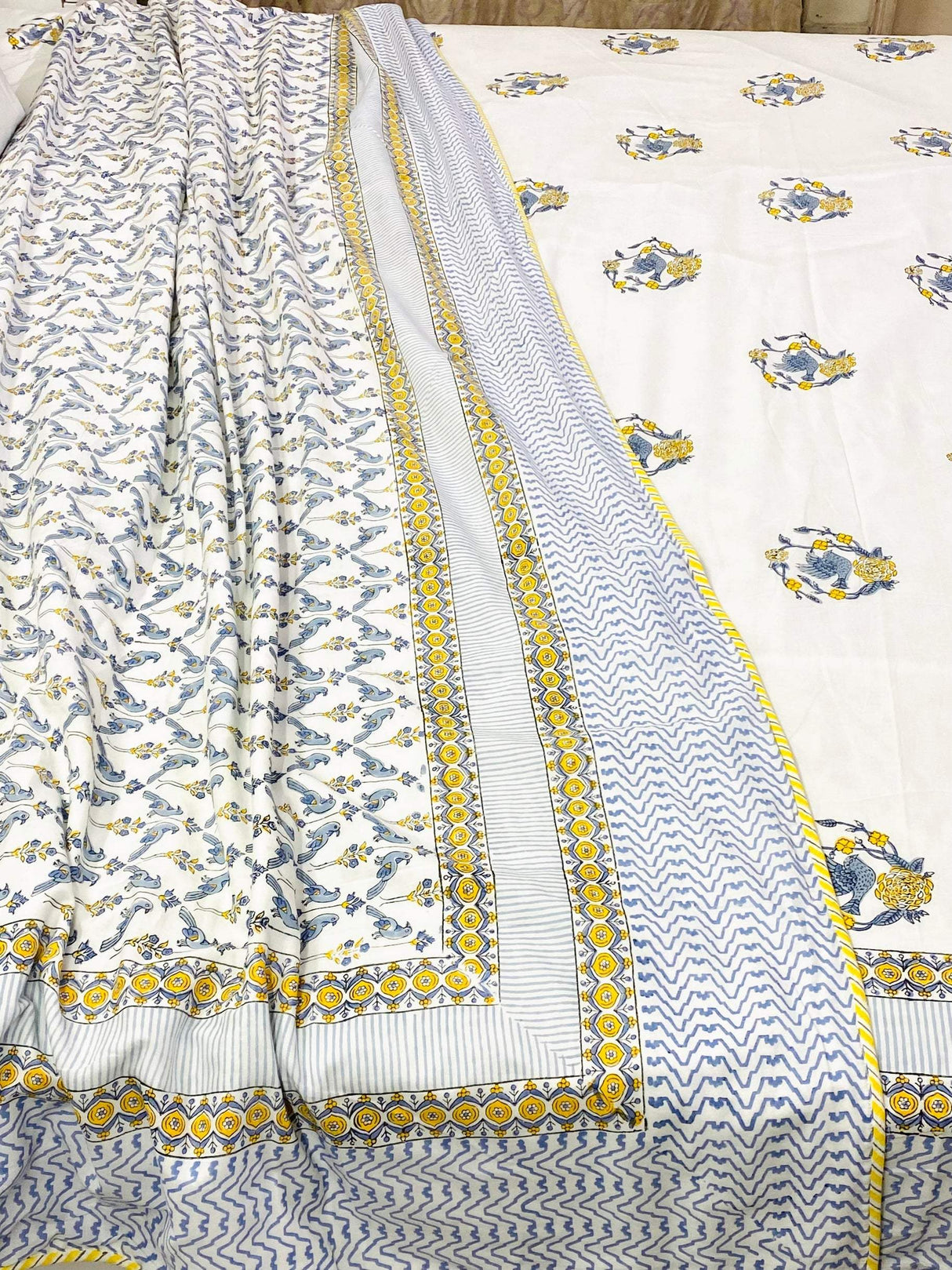 Blockprint Cotton Dohar