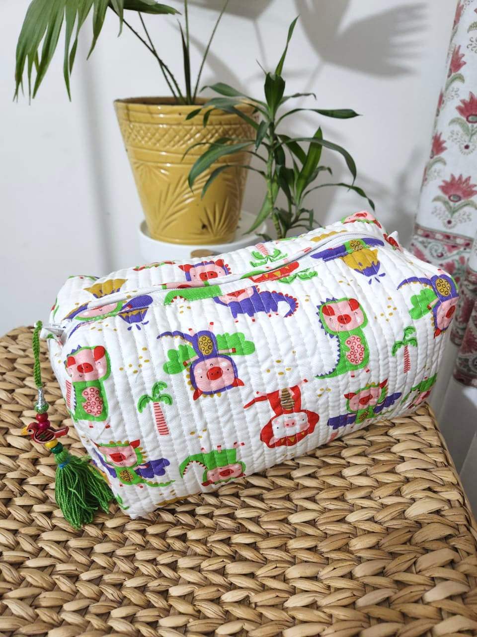 LARGE Multipurpose Quilted Pouch/ Bag