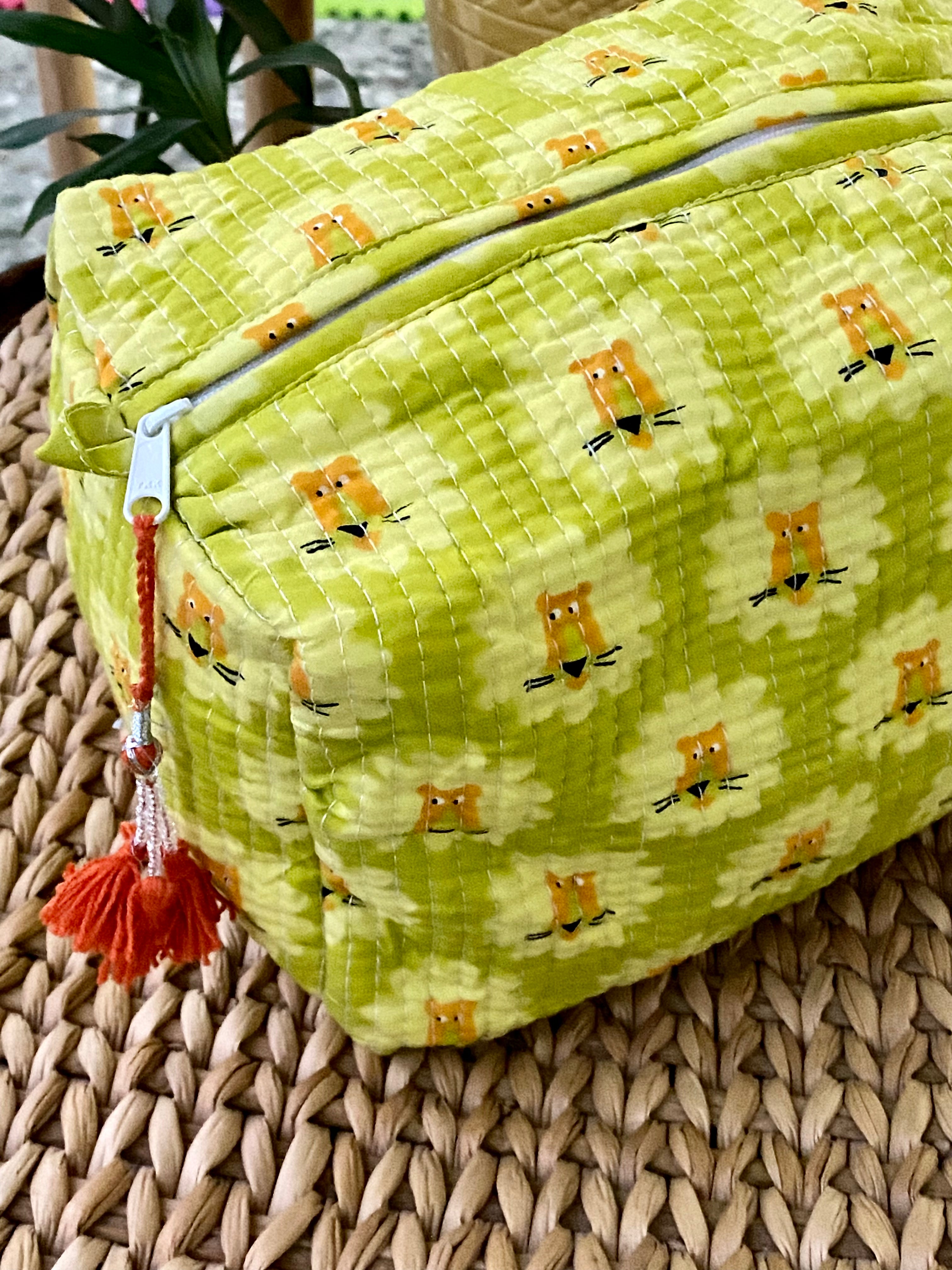 LARGE Multipurpose Quilted Pouch/ Bag