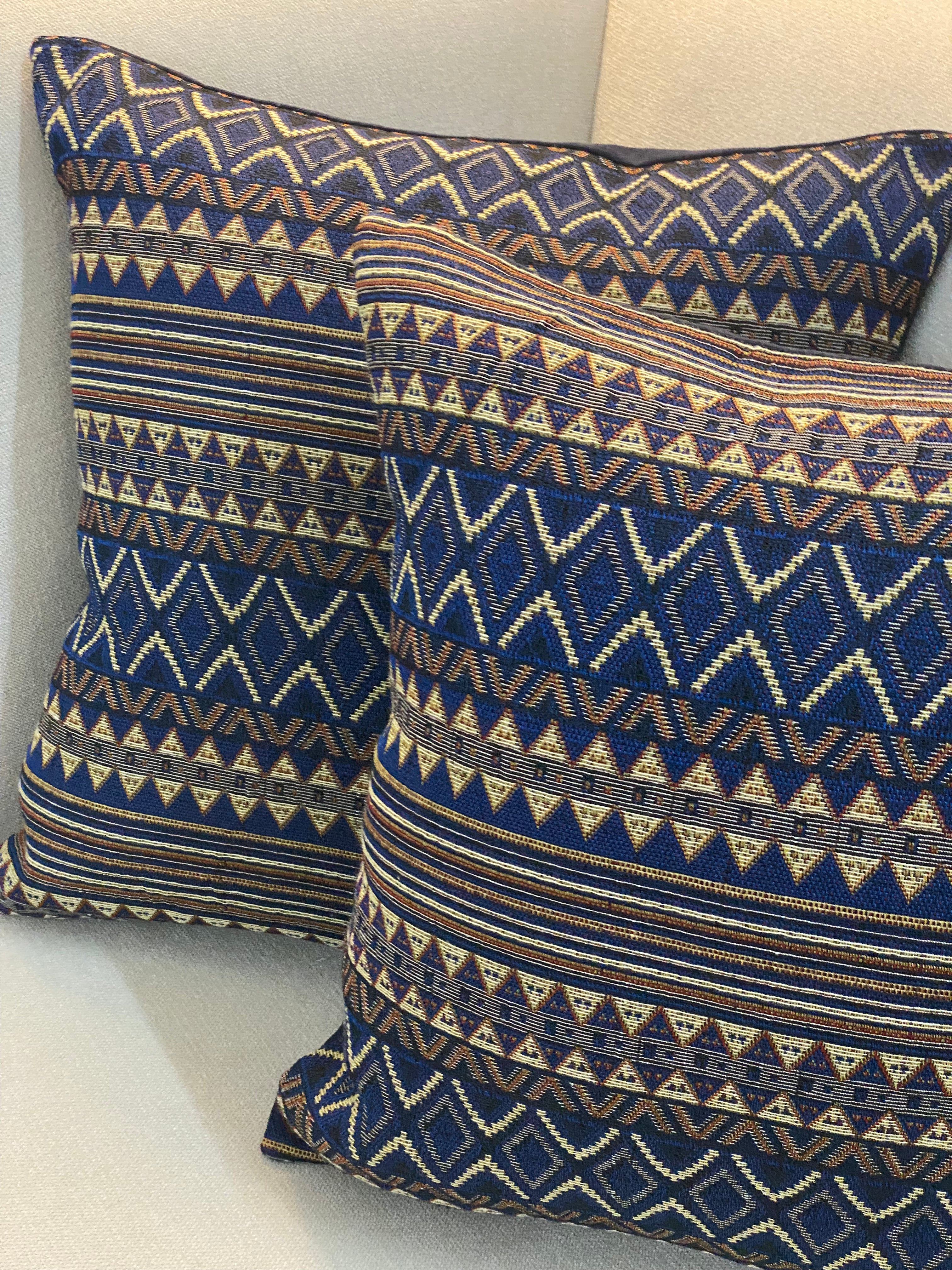 Jacquard Cotton Cushion Cover- 16*16 inches