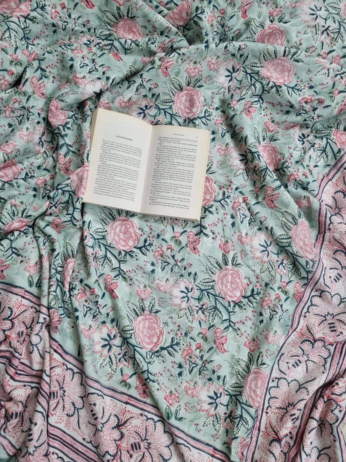 Blockprint Cotton Dohar