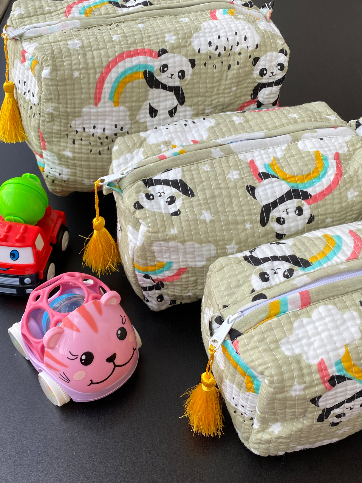 Set of 3 Multipurpose Pouch (large, medium and small)