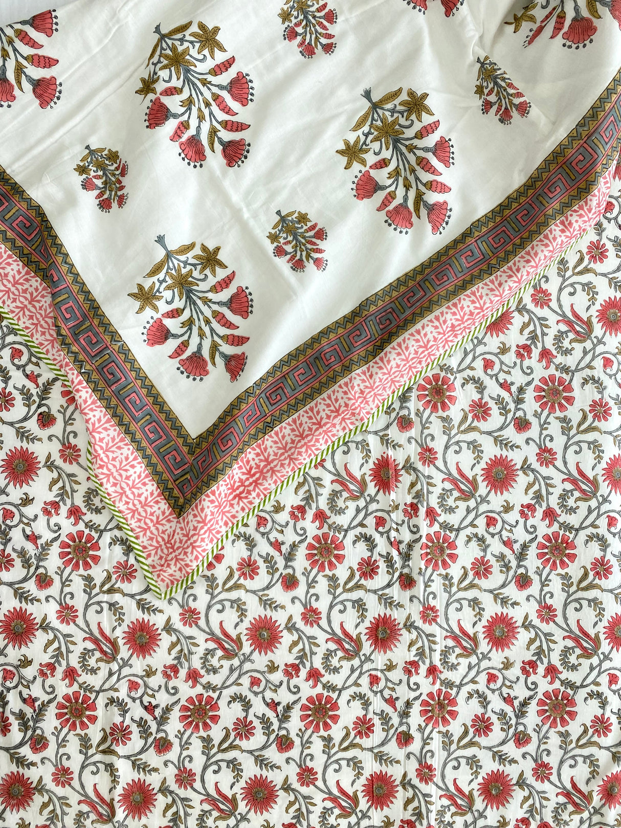 Blockprint Cotton Dohar