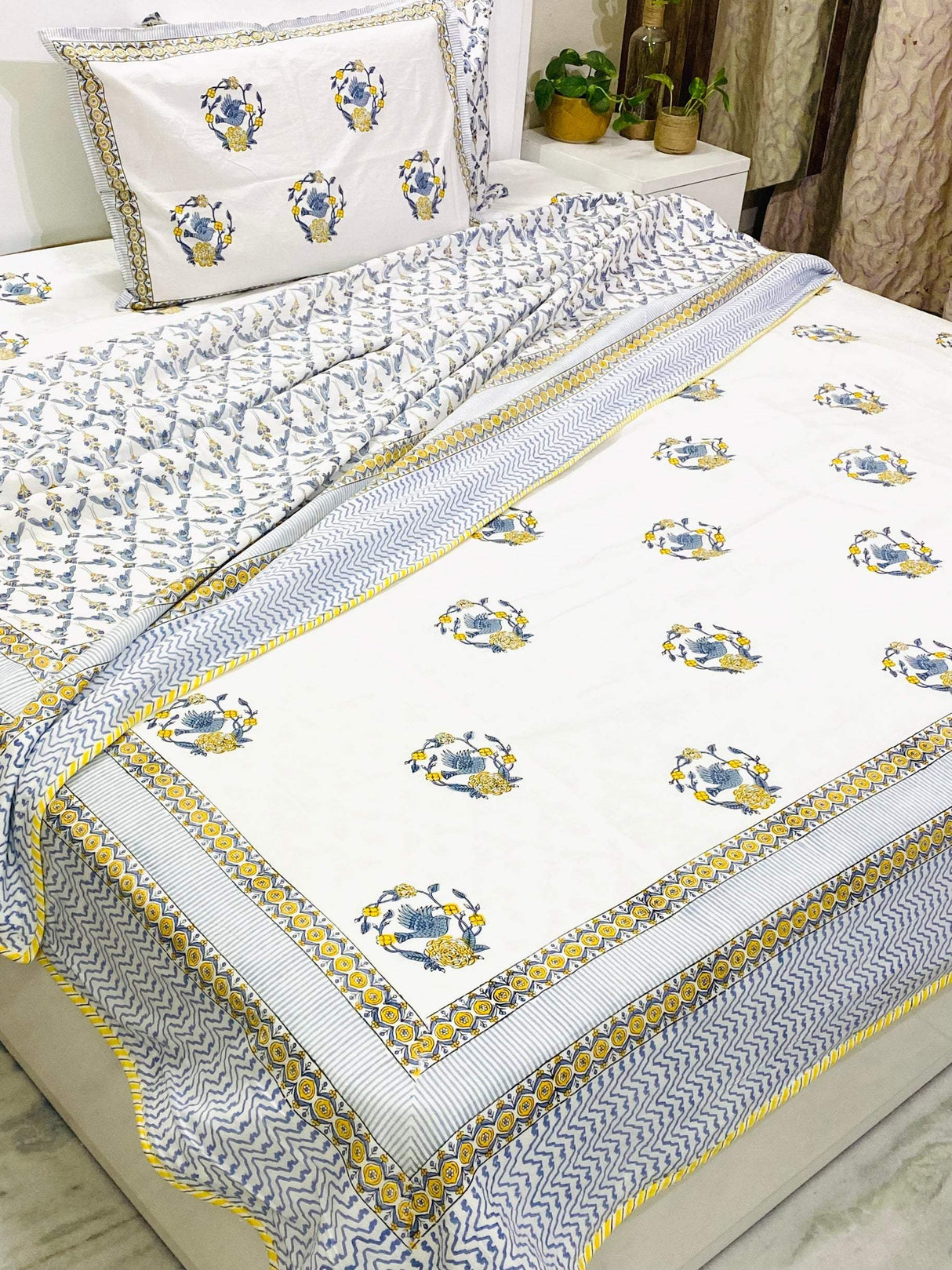 Blockprint Cotton Dohar