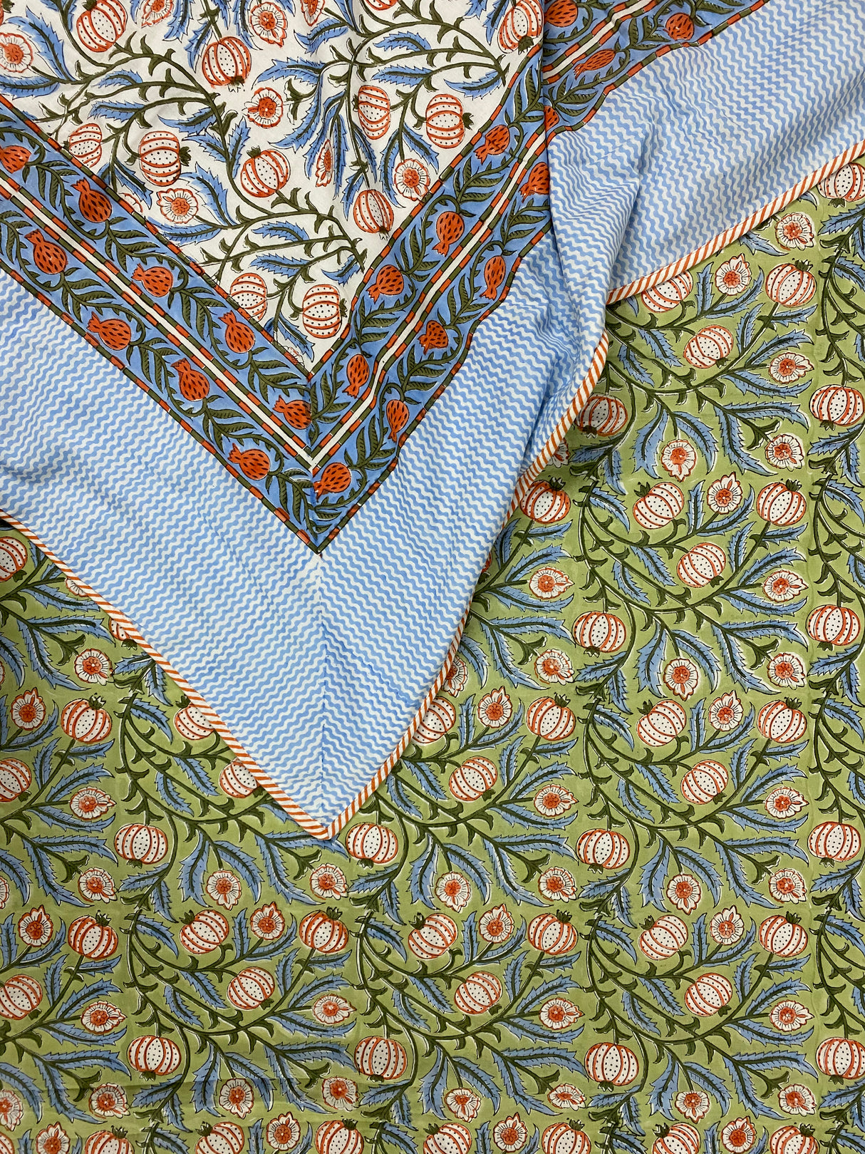 Blockprint Cotton Dohar