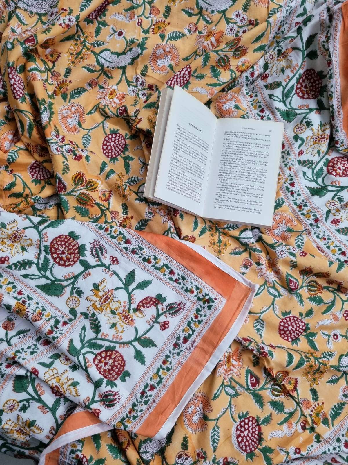 Blockprint Cotton Dohar