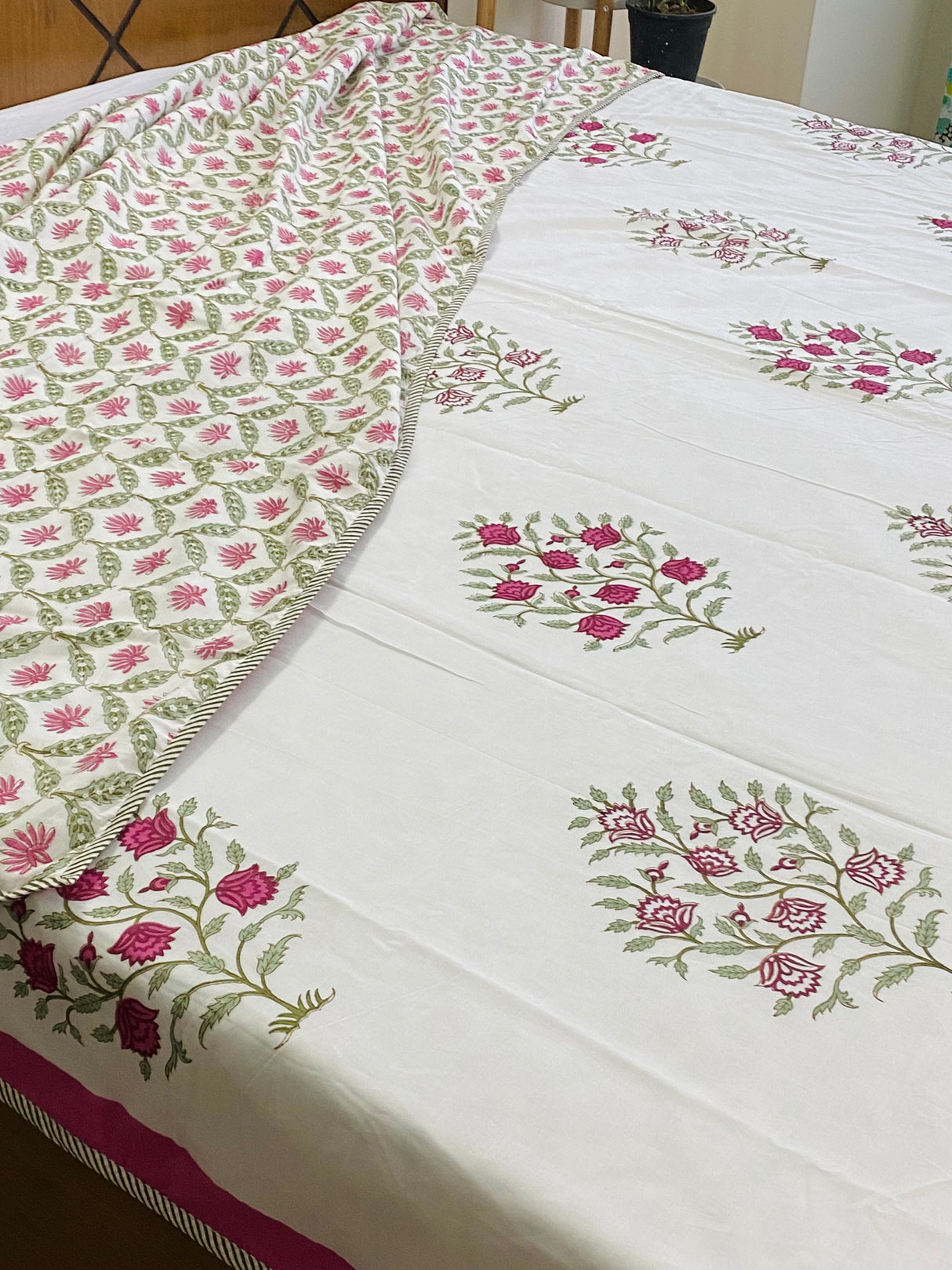 Blockprint Cotton Dohar