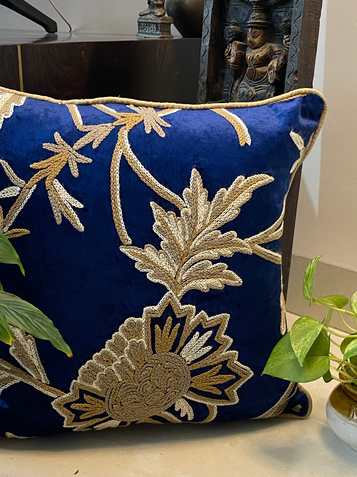 Kashmiri Cushion Cover -16*16 inches