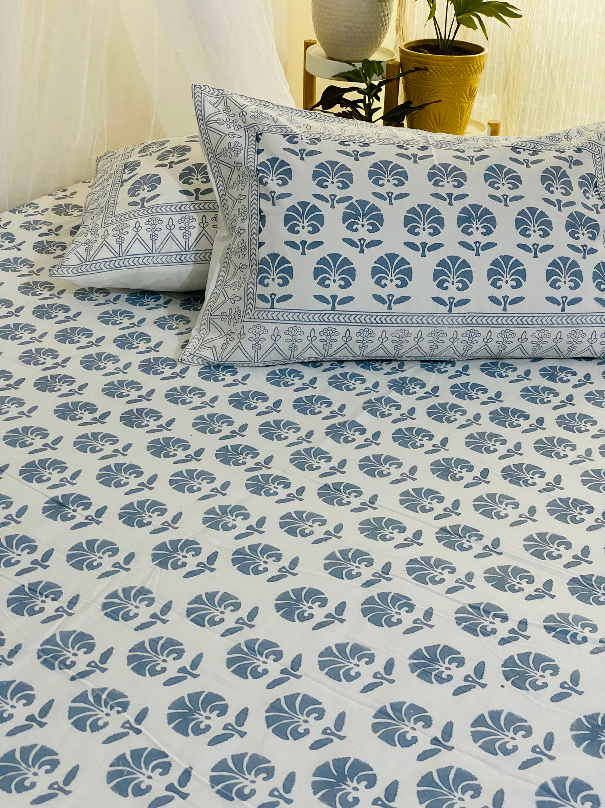 Hand Blockprinted Cotton Bedsheet