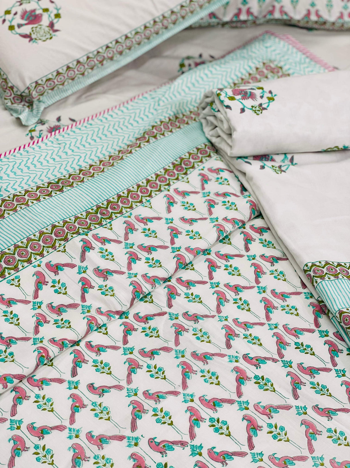 Blockprint Cotton Dohar