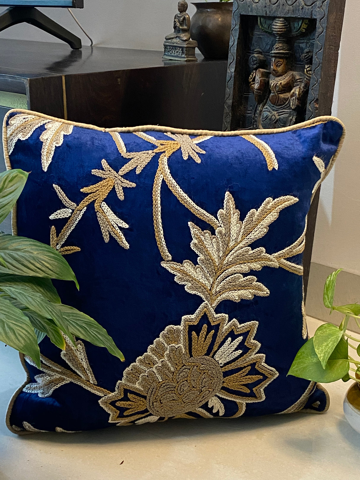 Kashmiri Cushion Cover -16*16 inches