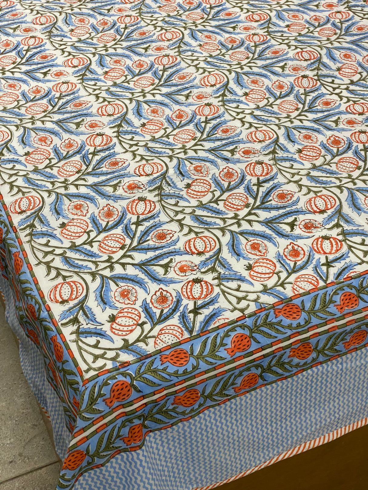 Blockprint Cotton Dohar