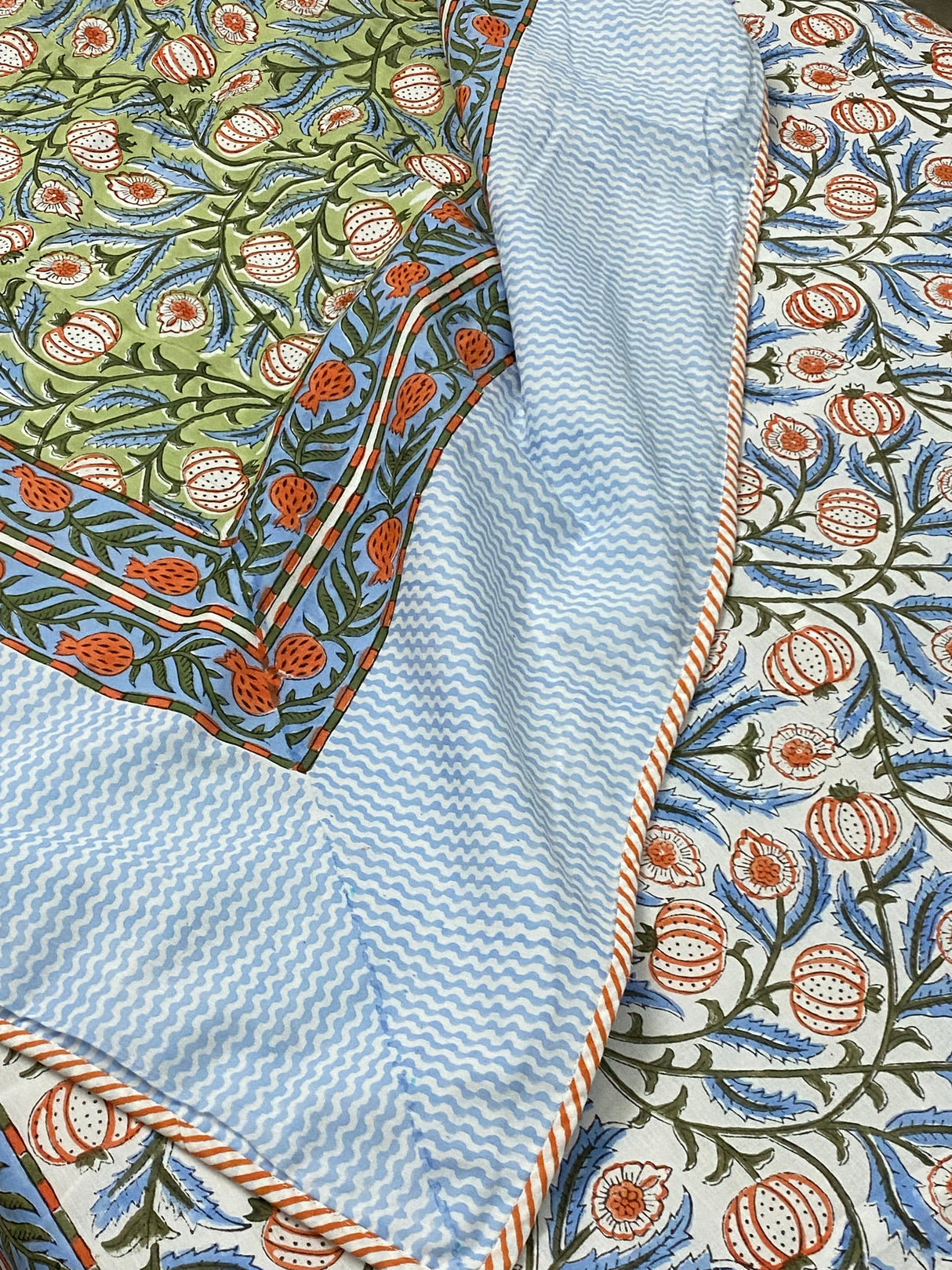 Blockprint Cotton Dohar