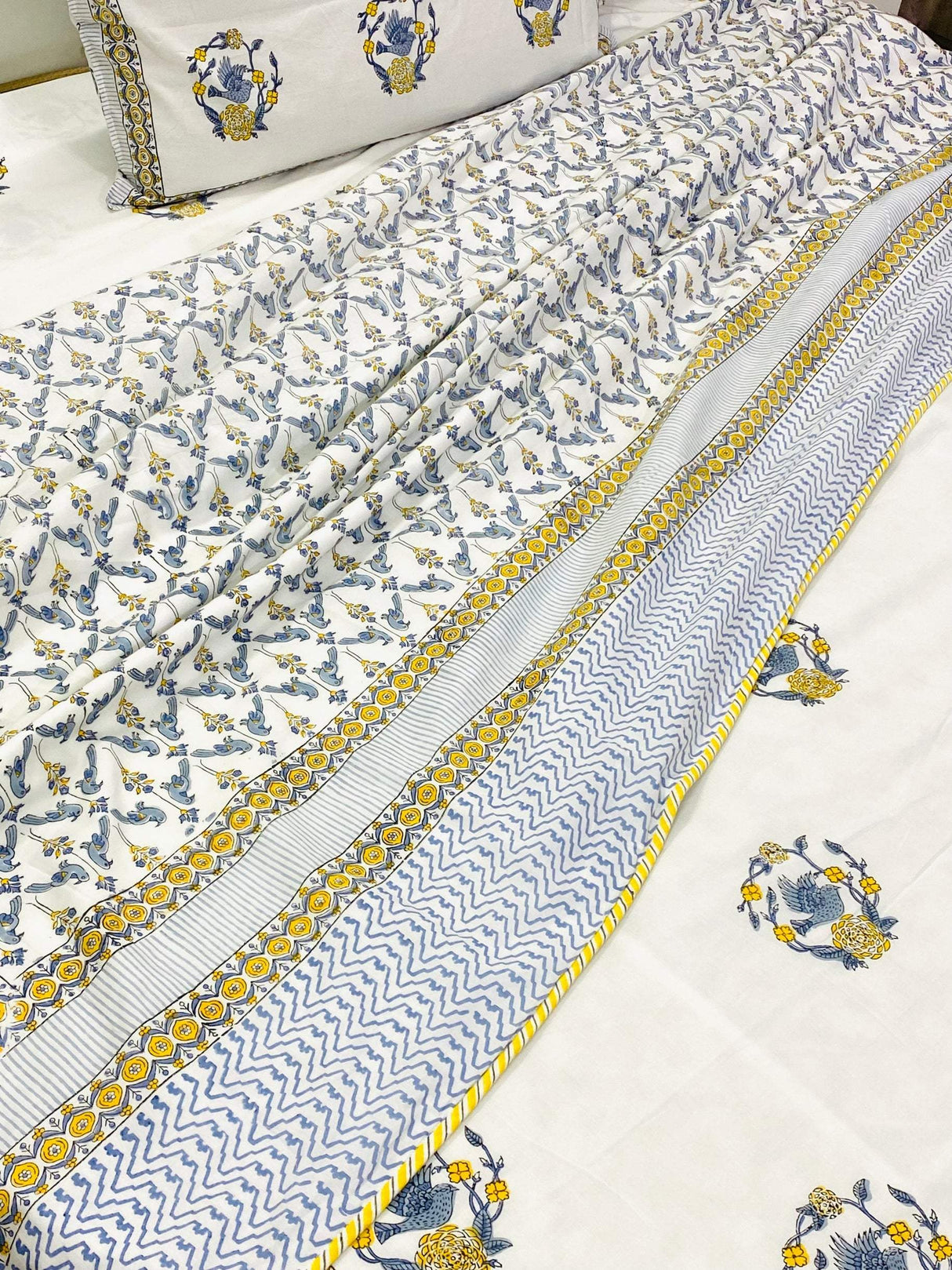 Blockprint Cotton Dohar