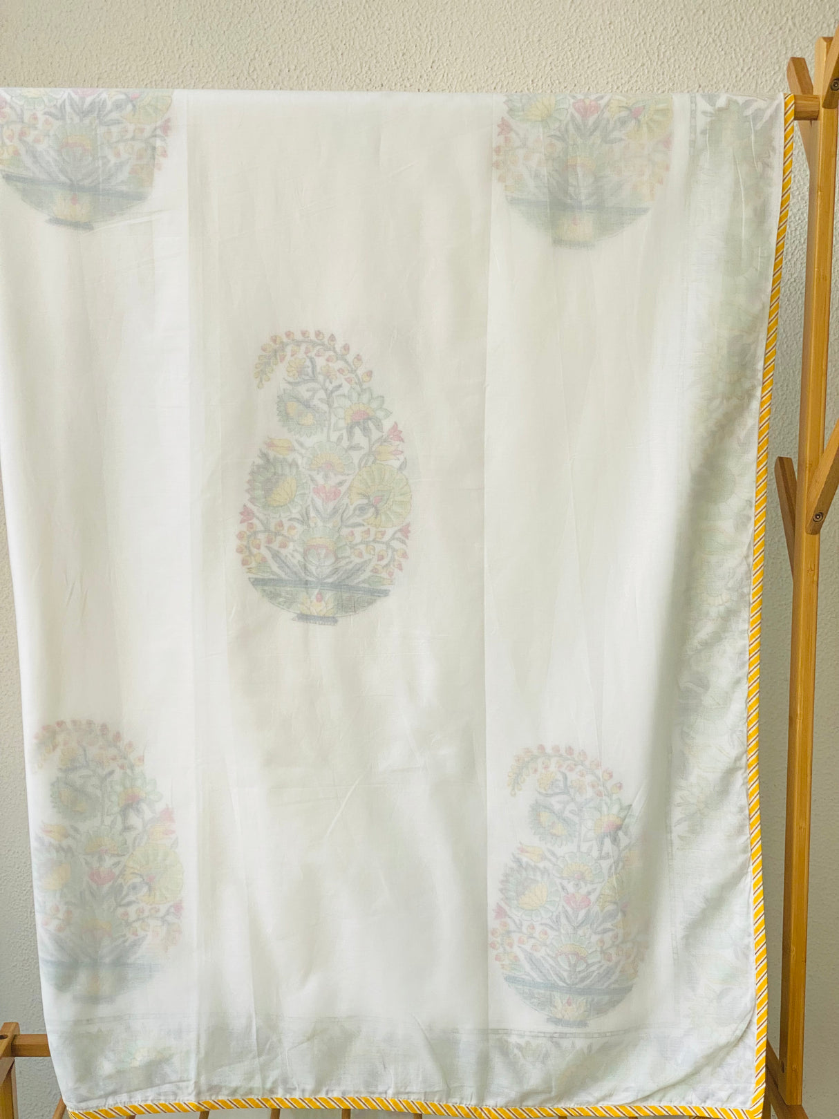 Layered Mulmul Blockprint Dohar