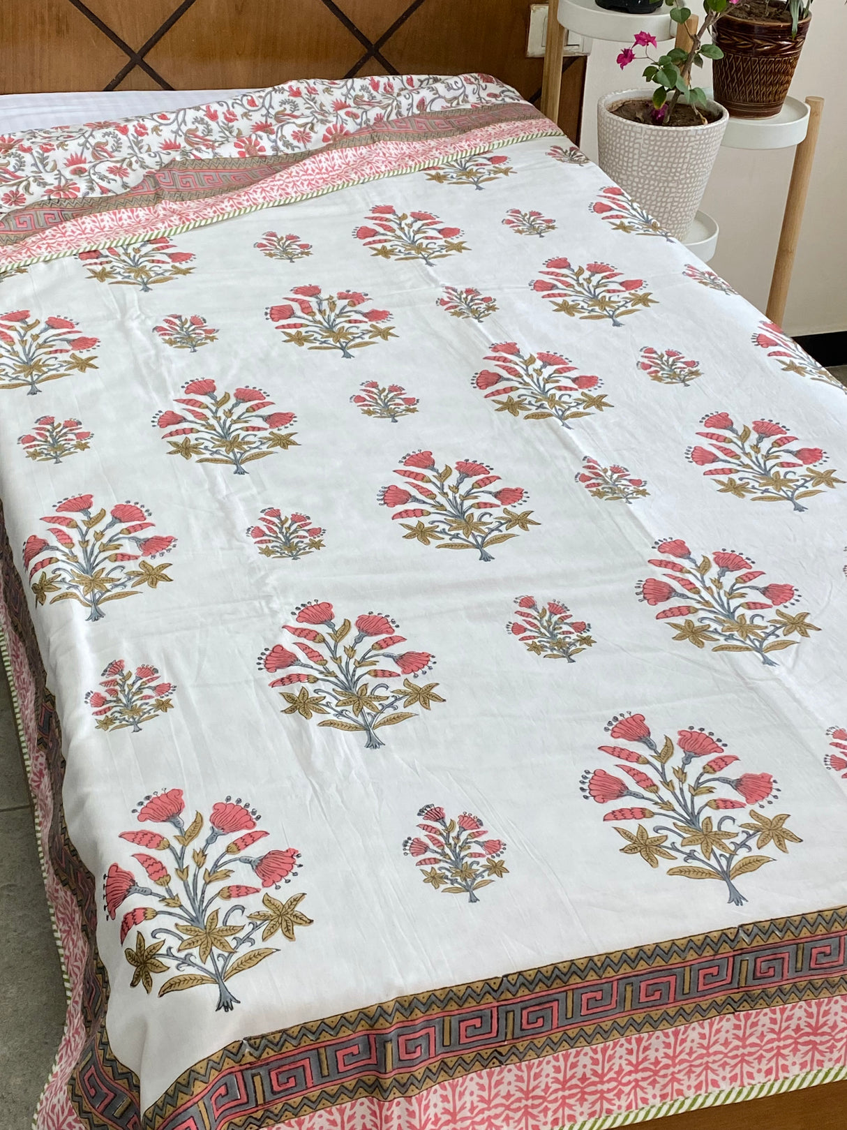 Blockprint Cotton Dohar