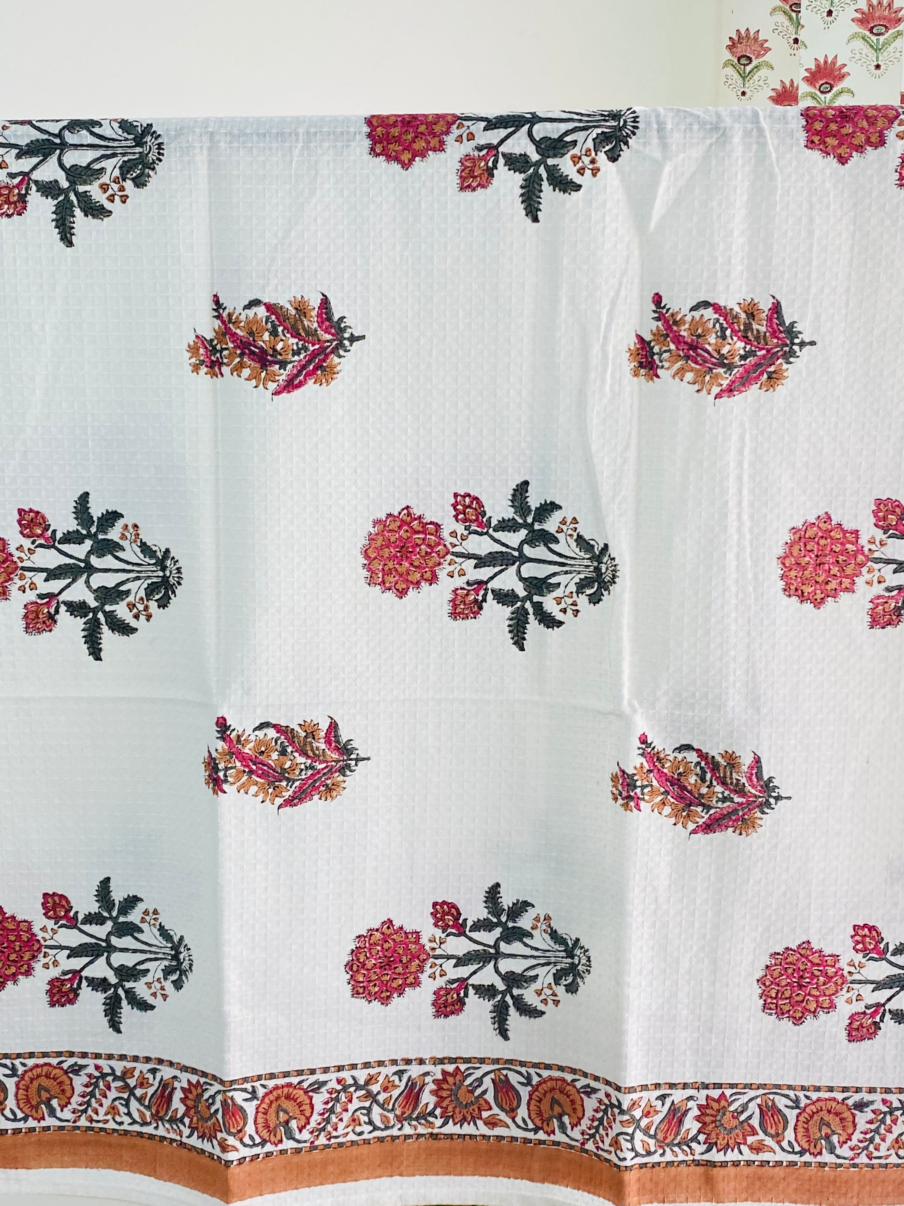 Blockprint Soft Cotton Towel (60-30 inches)