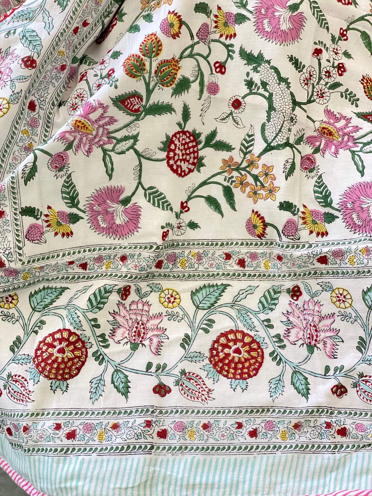 Blockprint Cotton Dohar