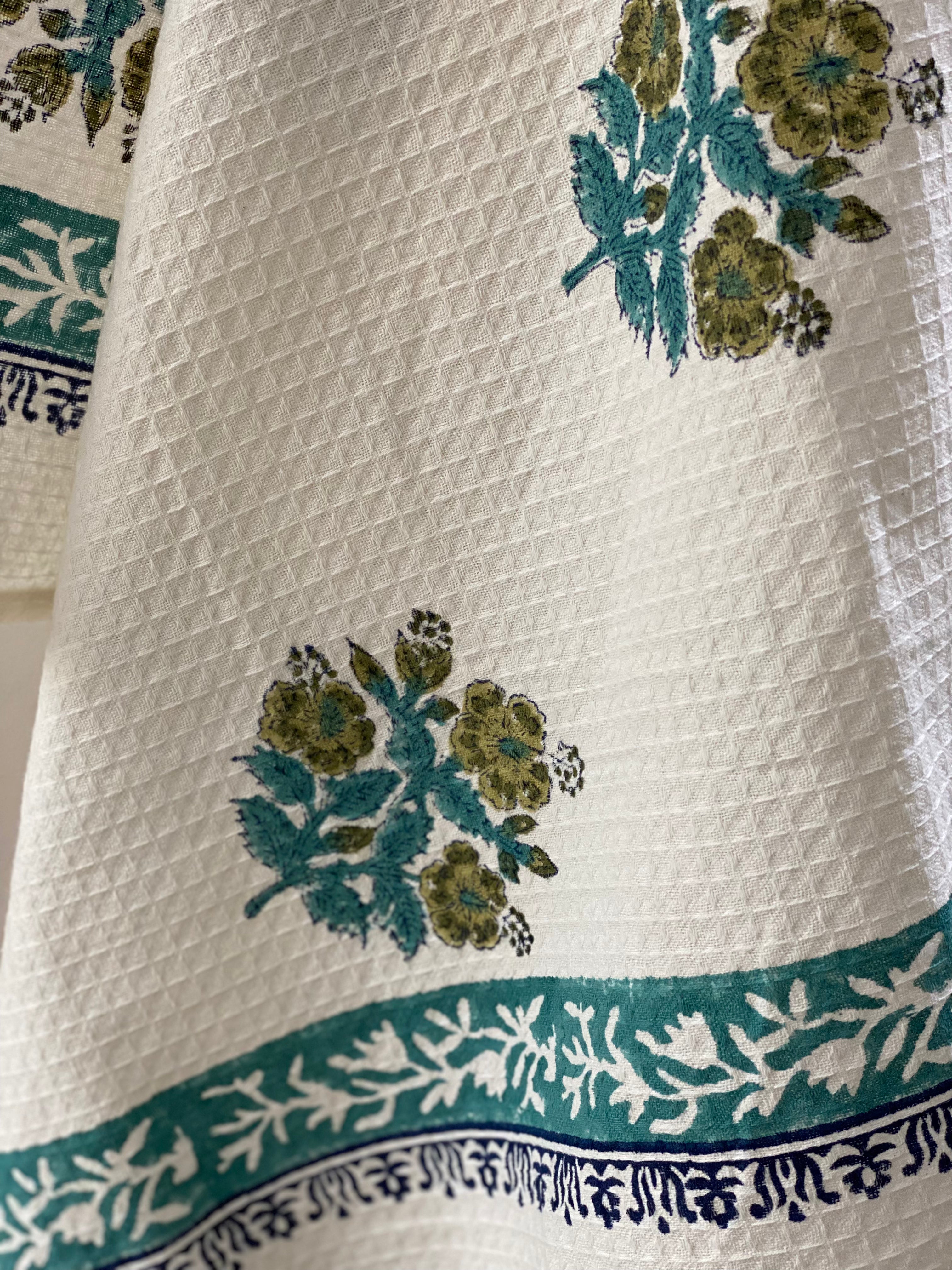 Blockprint Soft Cotton Towel (60-30 inches)