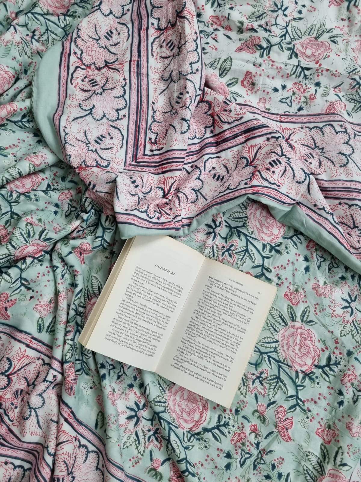 Blockprint Cotton Dohar