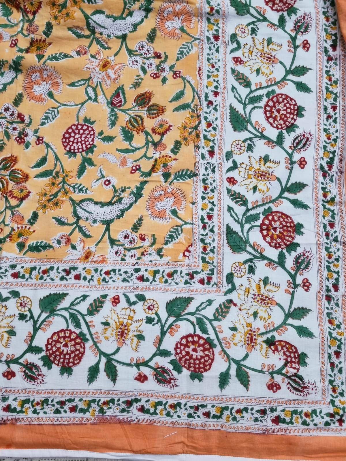 Blockprint Cotton Dohar