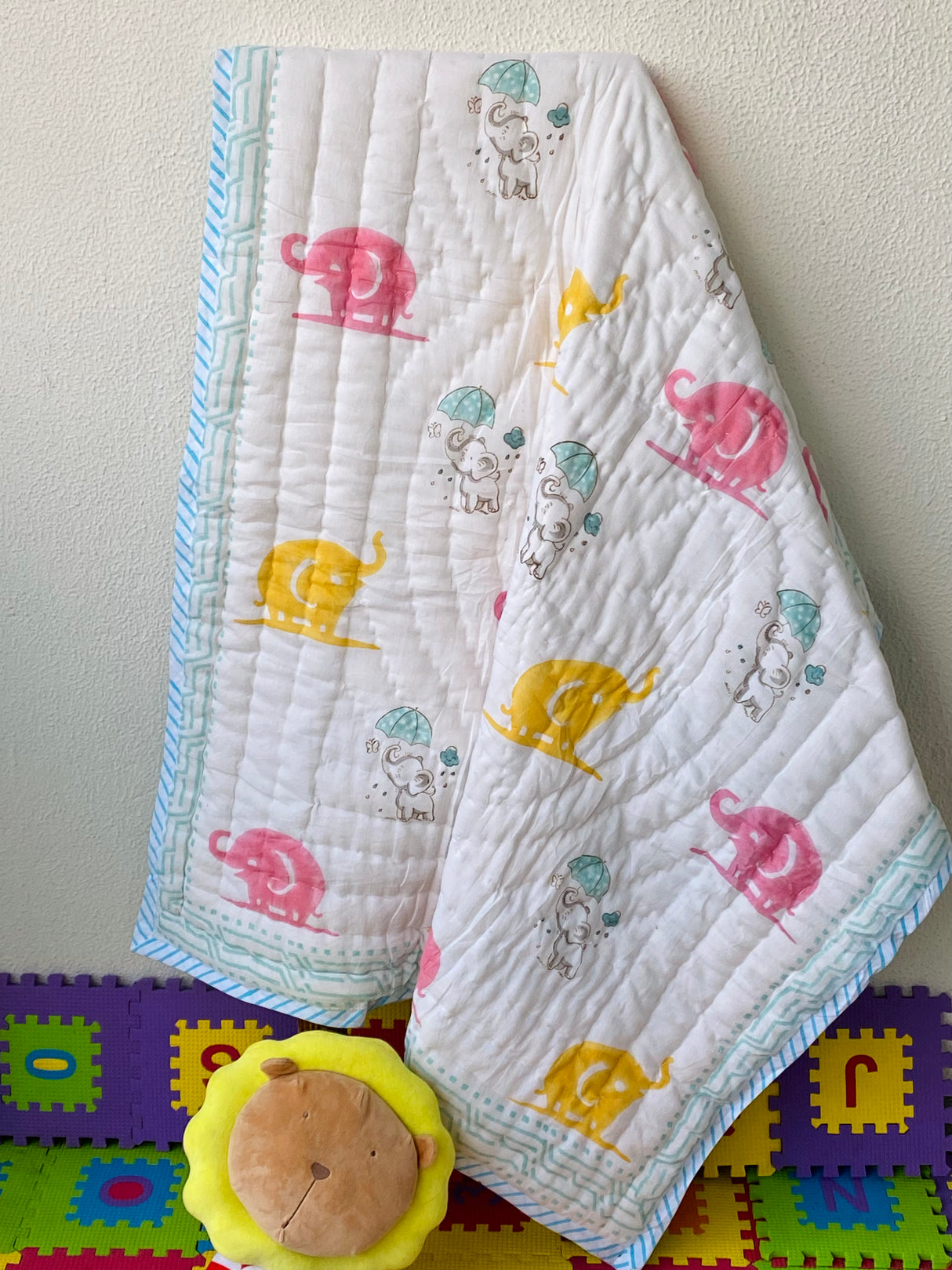 soft and lightweight handmade kids quilt perfect for summer use and bulk gifting in New Zealand and South Africa