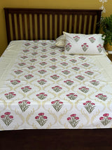 Blockprint Bedsheet & Quilt Set