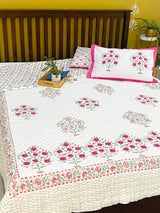 Blockprint Bedsheet & Quilt Set