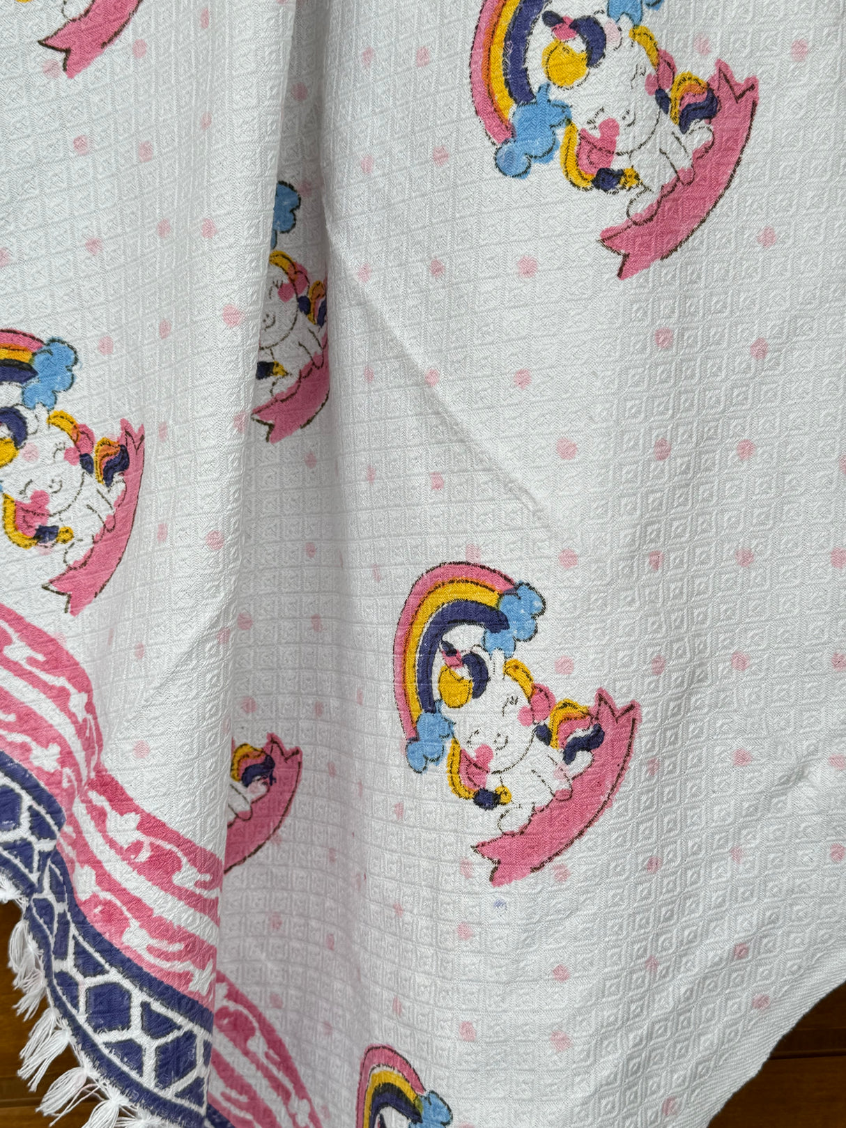 Unicorn Blockprint Soft Cotton Towel (60*30 inches)