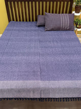 Elegant Mauve  REVERSIBLE Bedspread with 2 Pillow Cases