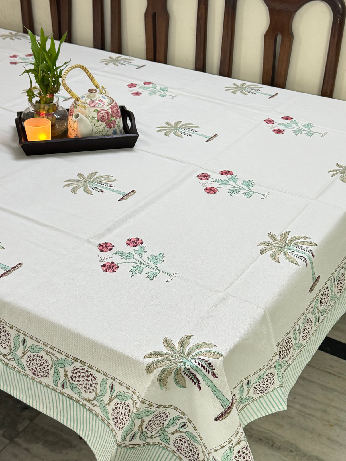 Blockprint Table Cloth 6 Seater (90*60 inches)