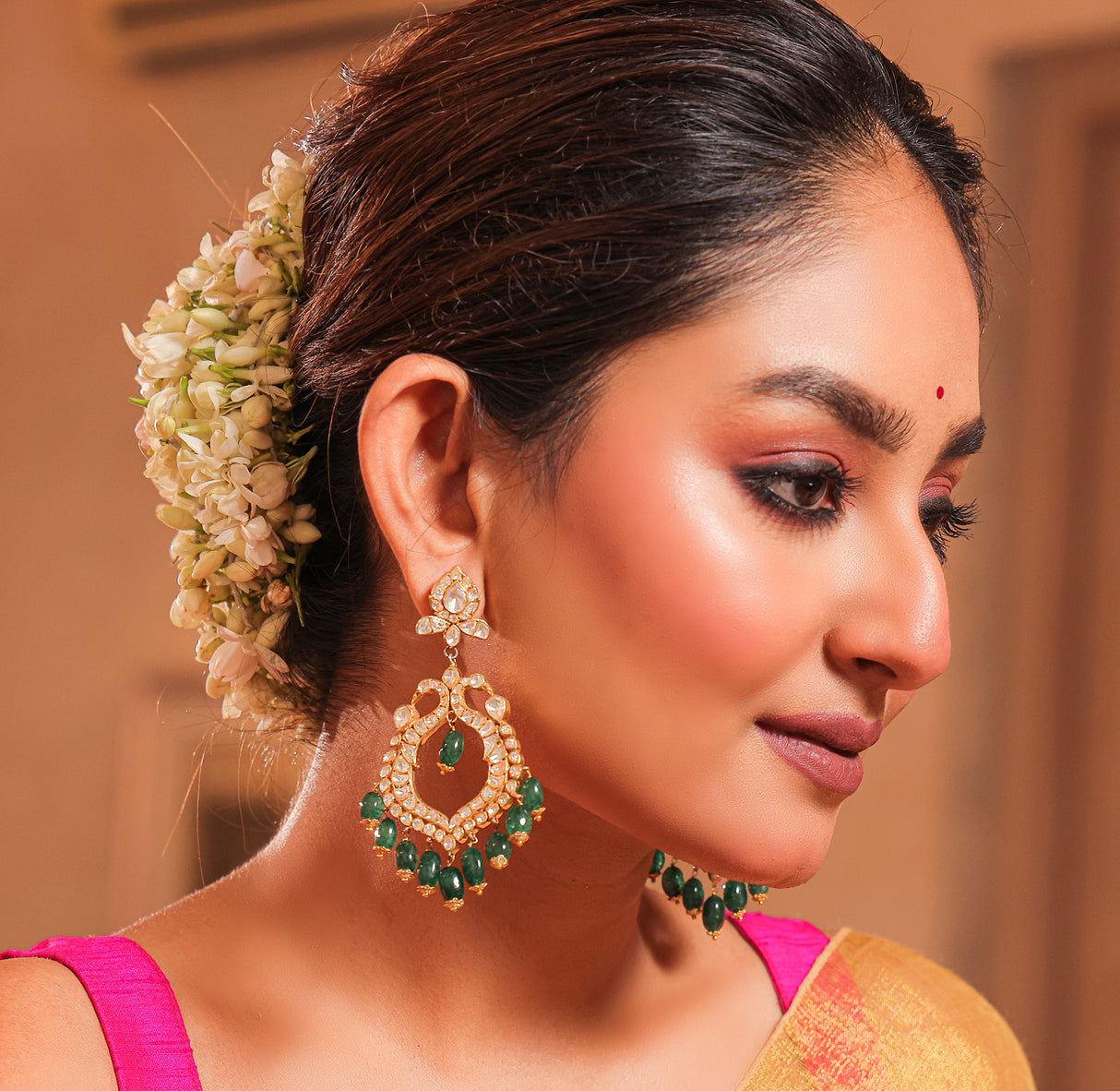 Elegant Chandbali Style Earrings